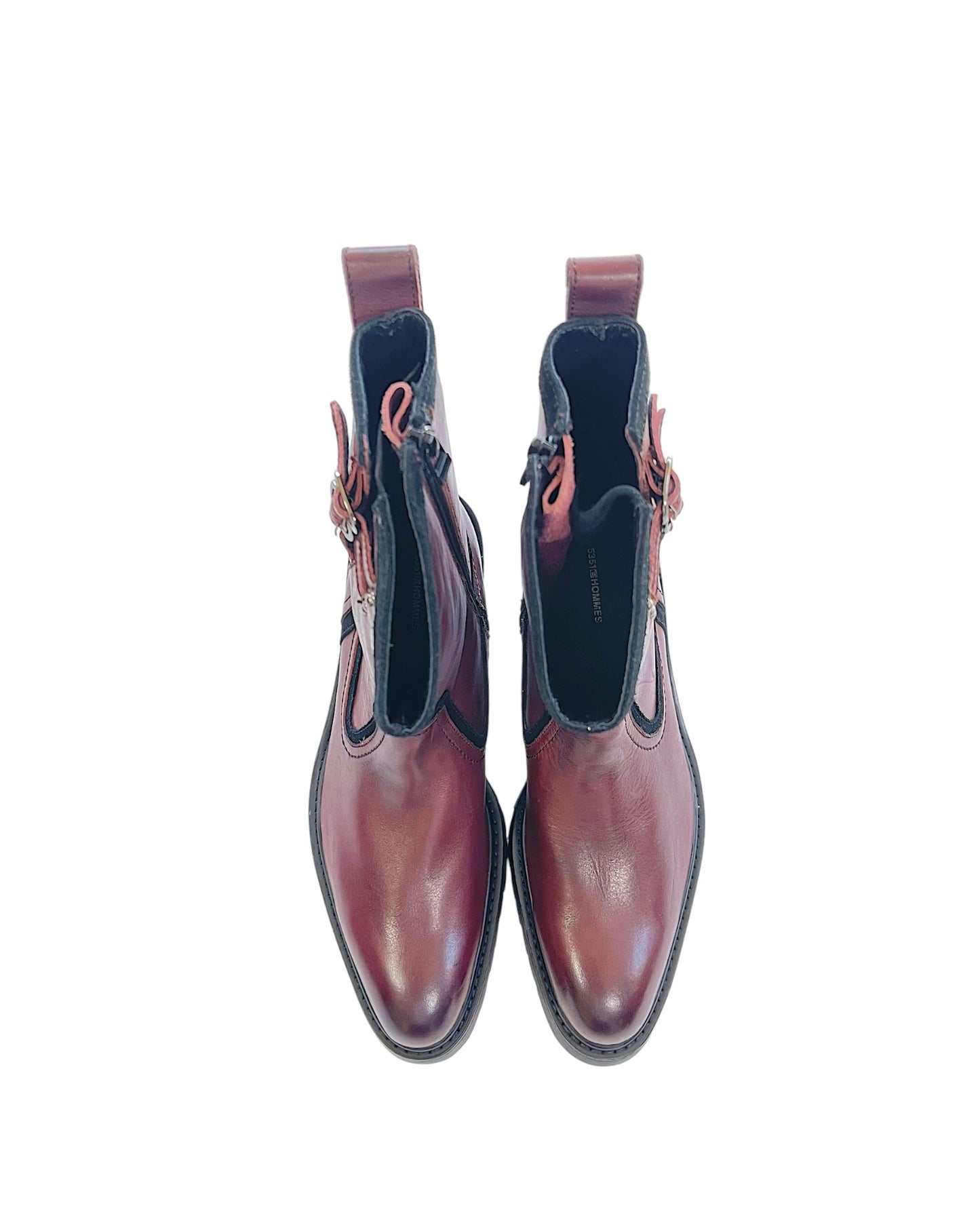 5351 Pour Les Hommes Leather Engineer Boots