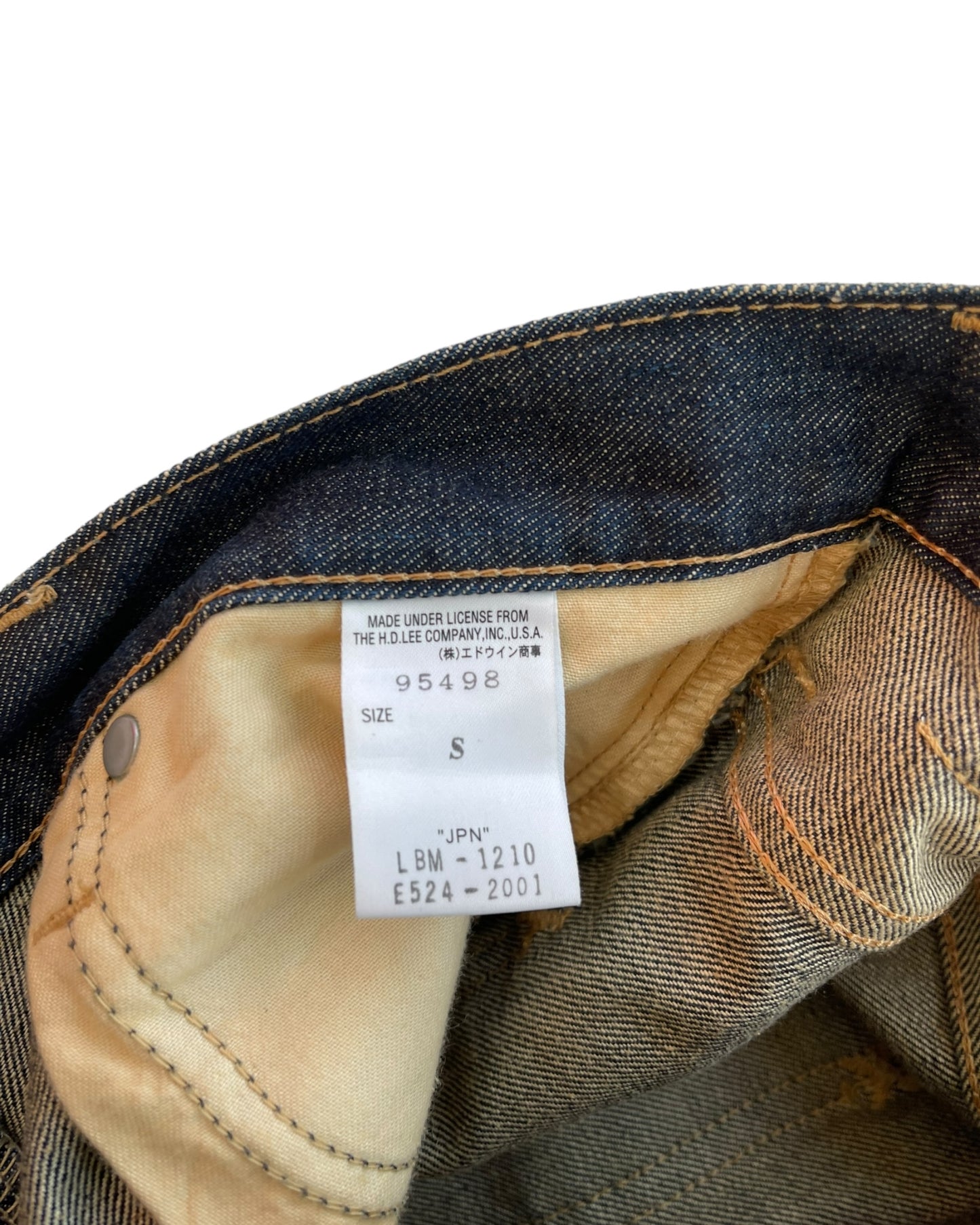 2000s Led Rechwe x Lee Riders Distressed Repair Flare Denim