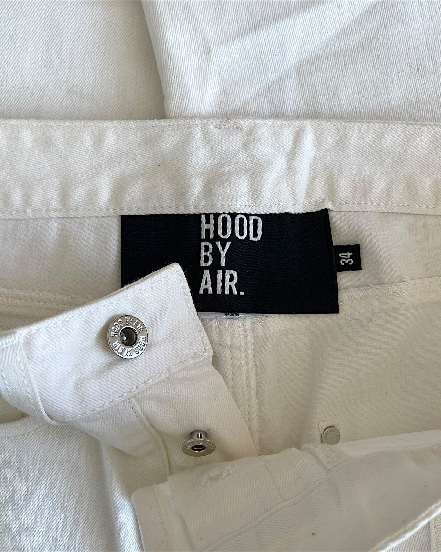 Hood By Air X-Ray Armor Legs Denim Jeans