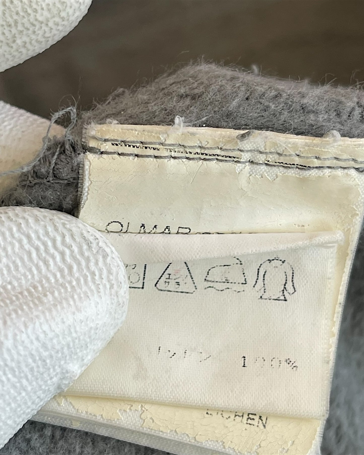 Rick Owens Drkshdw 2000s Olmar & Mirta Lichen Dust Long Hoodie