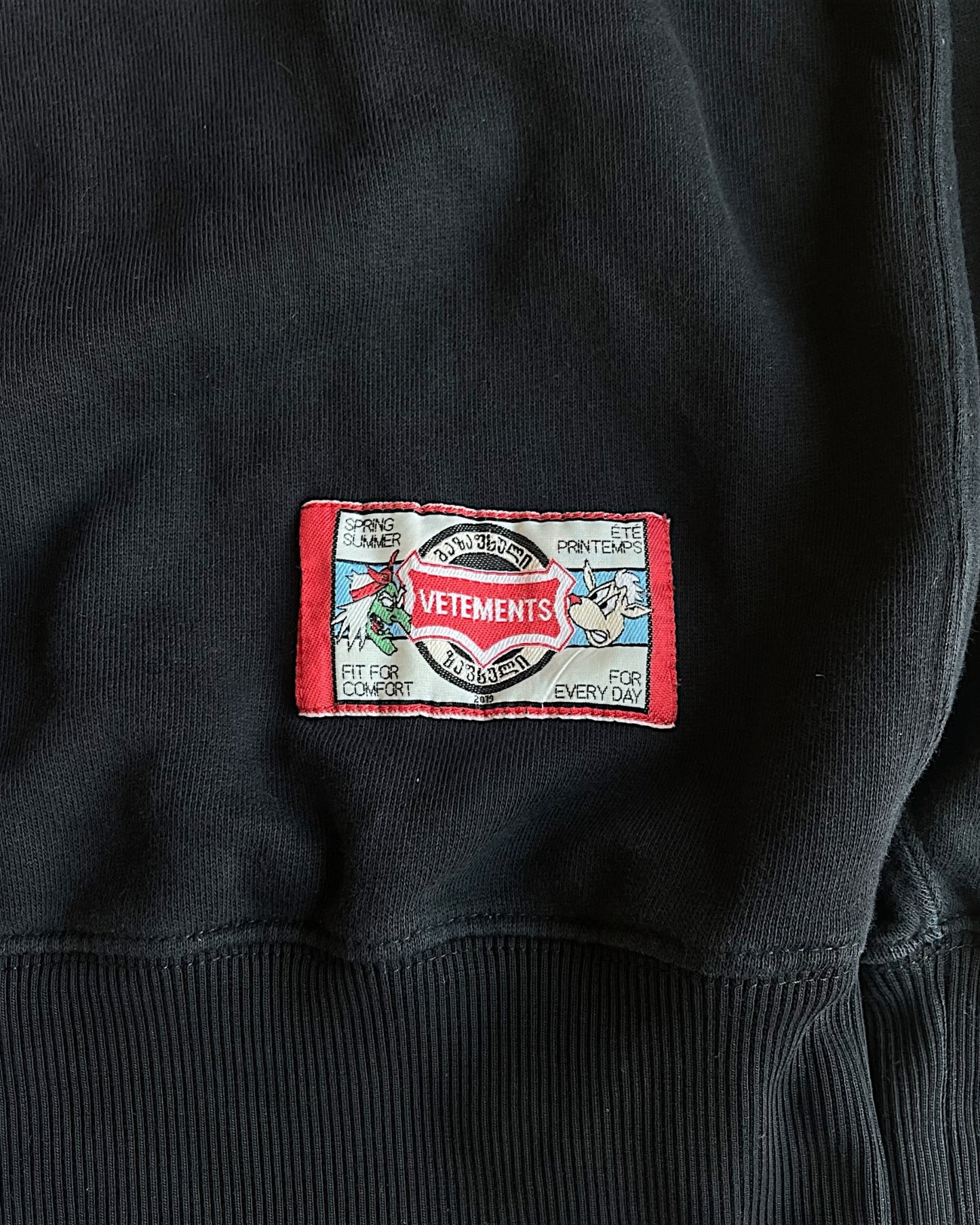 Vetements SS19 Cartoon Augmented Reality Bullseye Hoodie