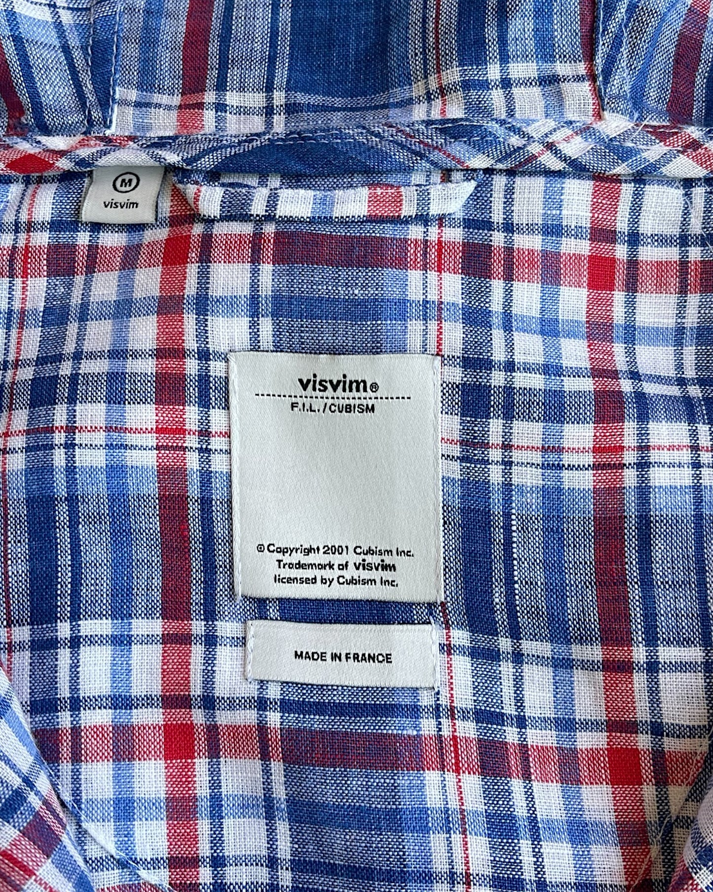 Visvim Plaid Linen Anorak Hooded Pullover