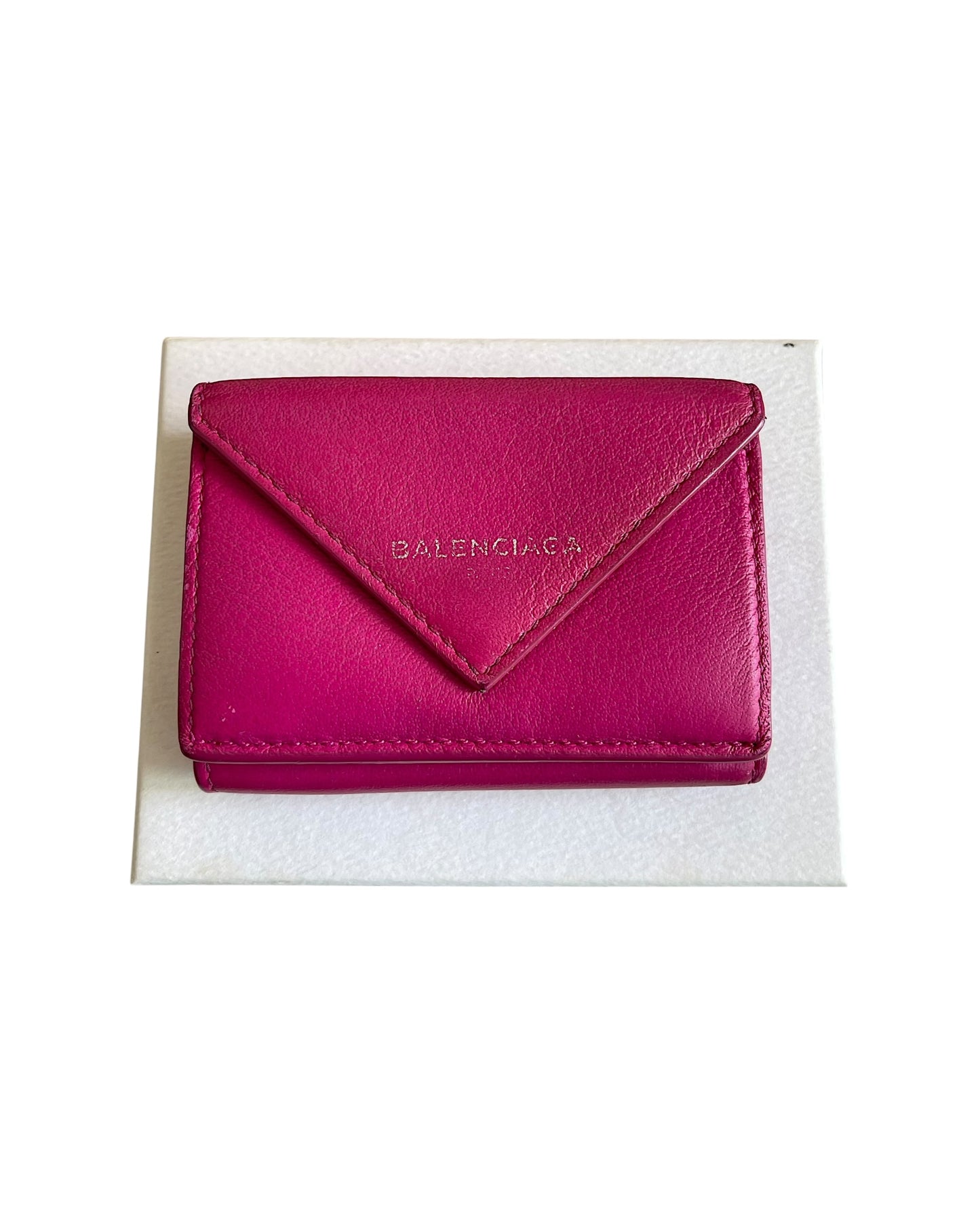 Balenciaga FW17 Leather Papier Mini Wallet