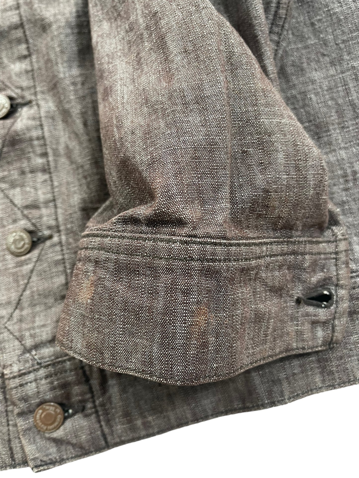 2003 General Research Color Denim Work Trucker Jacket