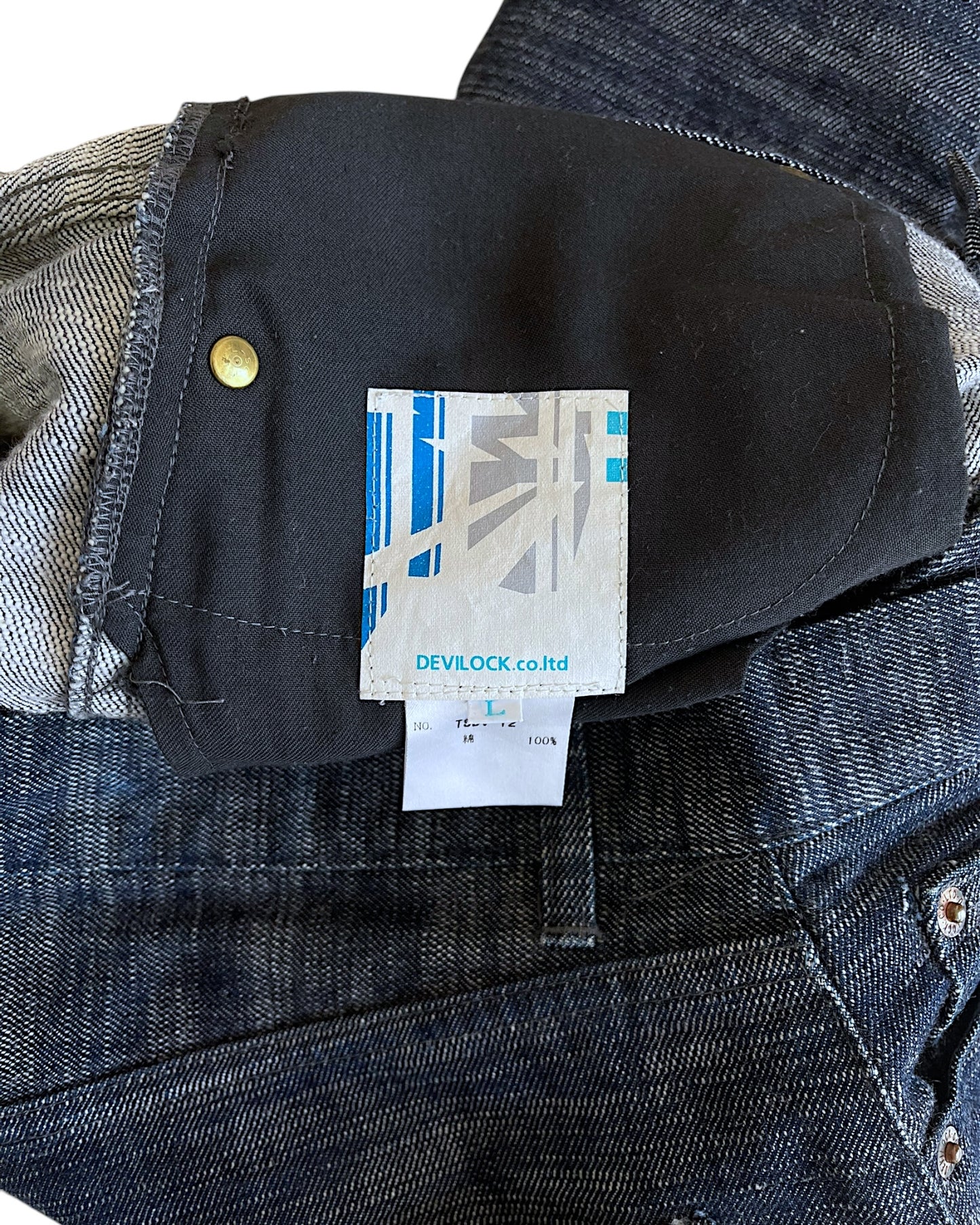 Devilock 00s Slub Mix Yarn Stack Denim Jeans