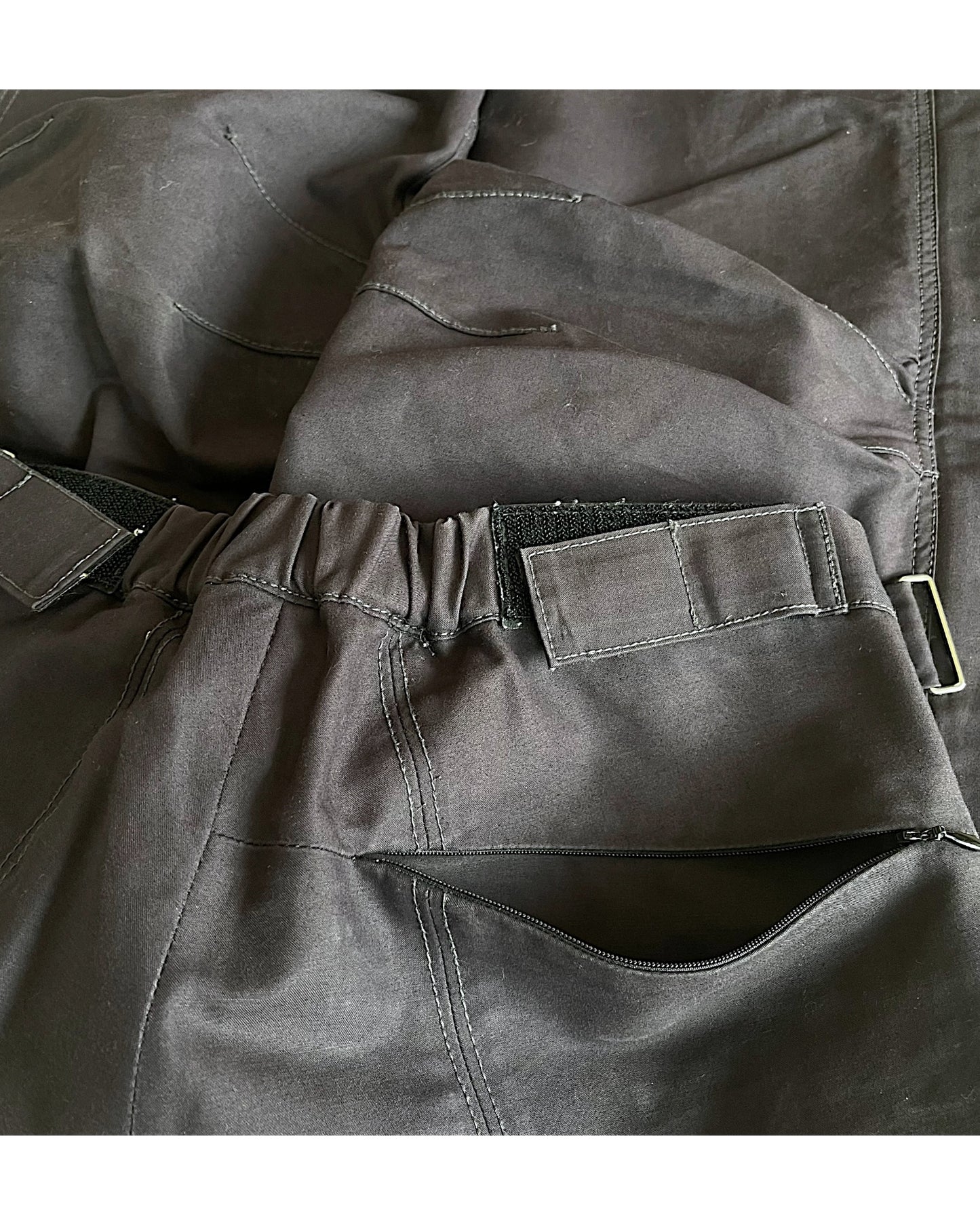 Gomme Homme 00s Reinforced Knee Full Length Zipper Pants