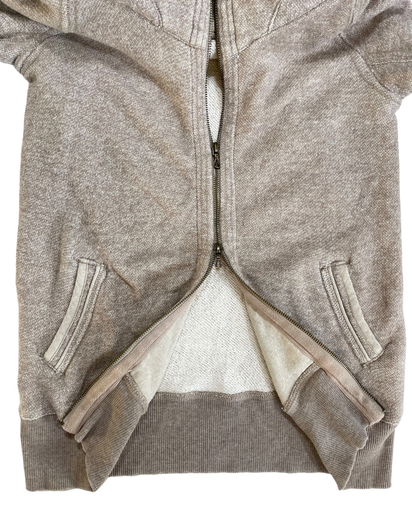 GOA Natural Vintage Bono Packable Wire Hood Zip Sweatshirt