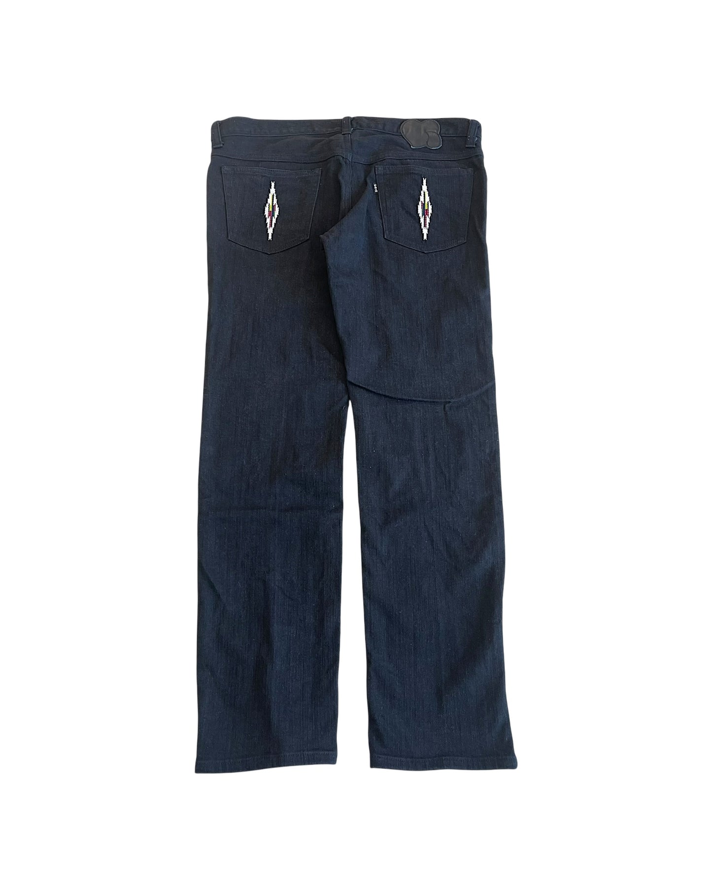 Number (N)ine FW07 'Love, God, Murder' Ortega Denim Jeans