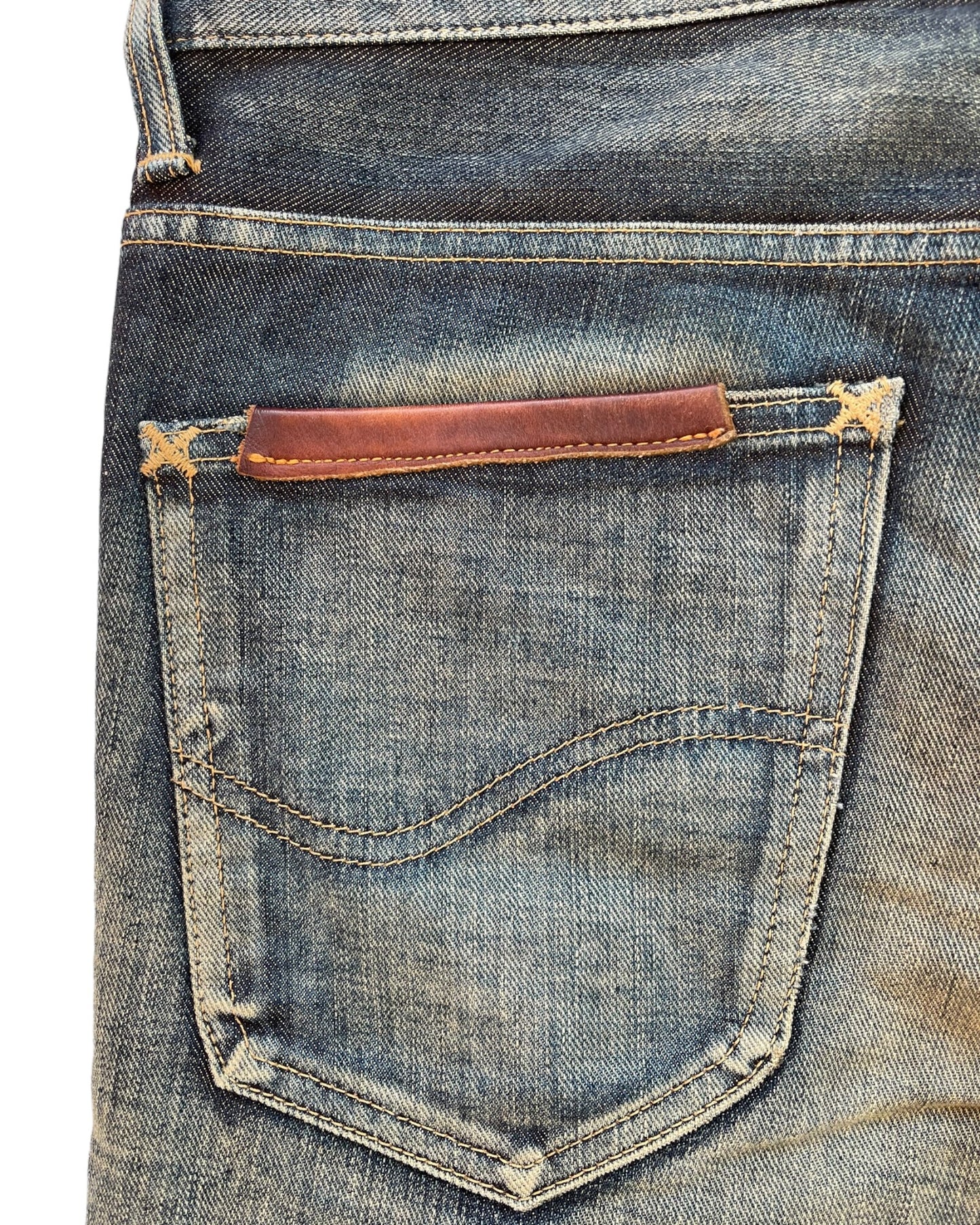 2000s Led Rechwe x Lee Riders Distressed Repair Flare Denim
