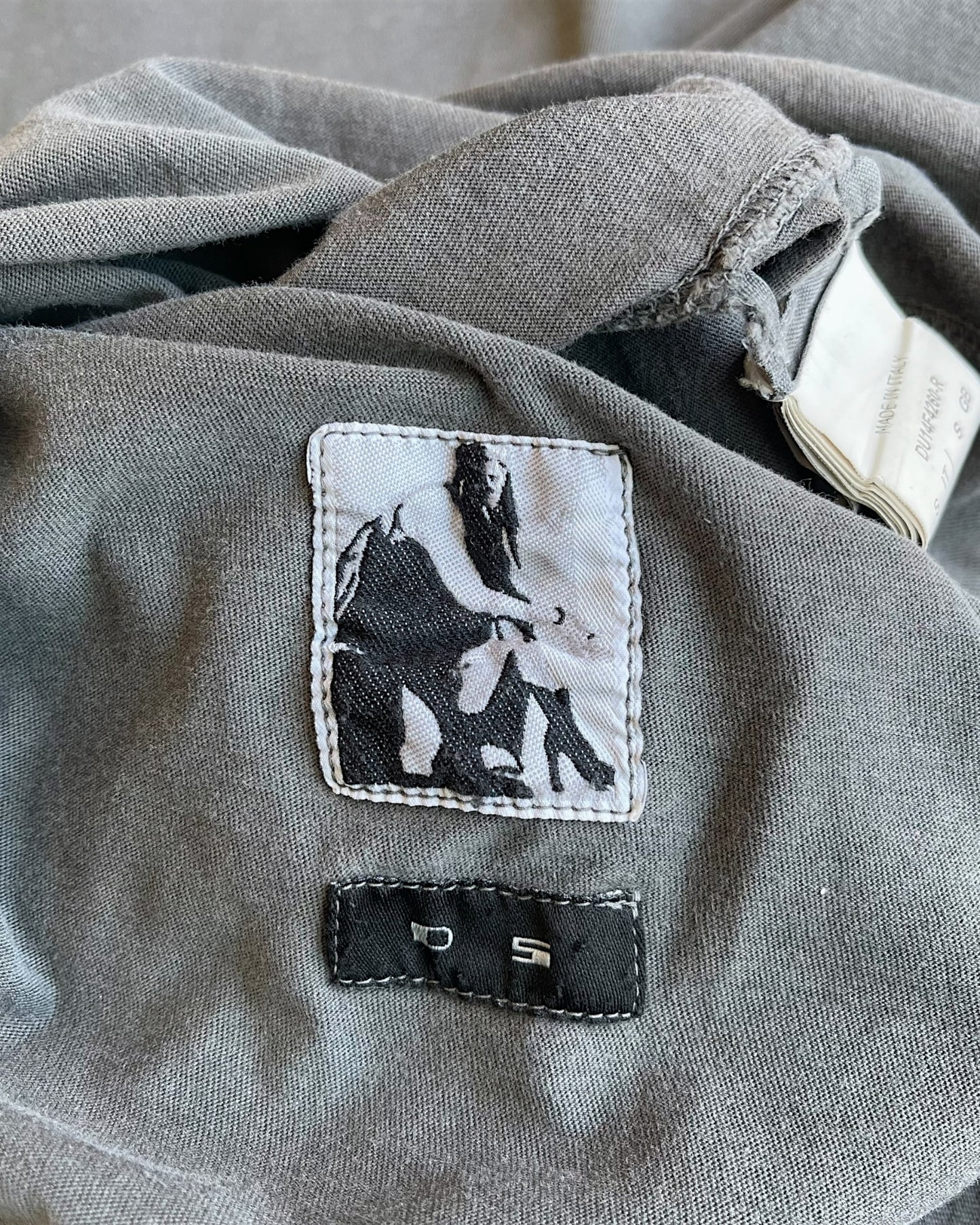 Rick Owens Drkshdw FW14 Dark Dust Long Sleeve Long T-Shirt