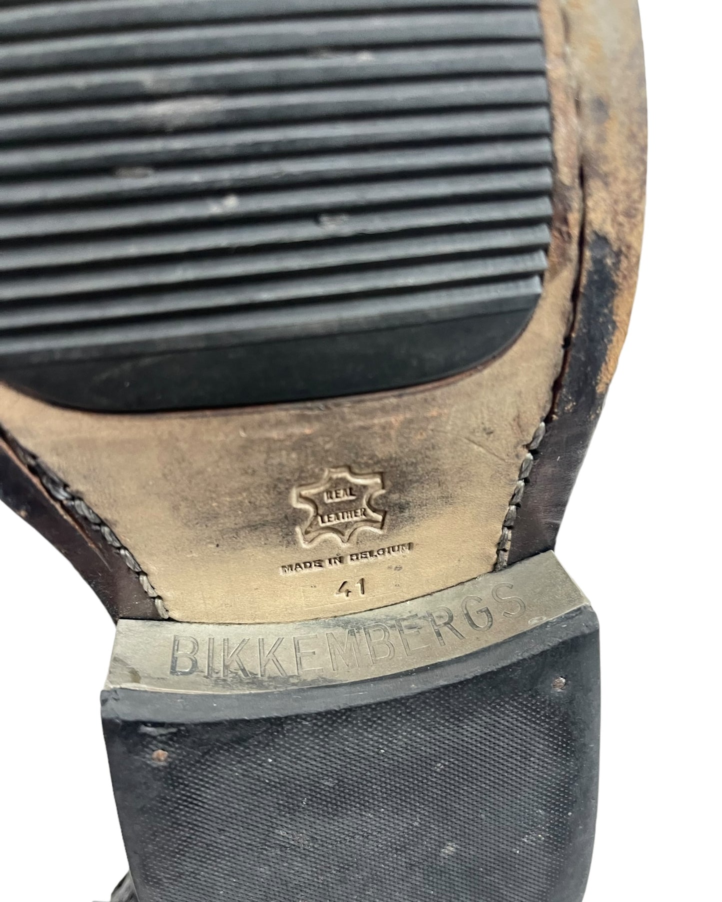Dirk Bikkembergs AW97 Steel Heel Bungee Cord Leather Boots