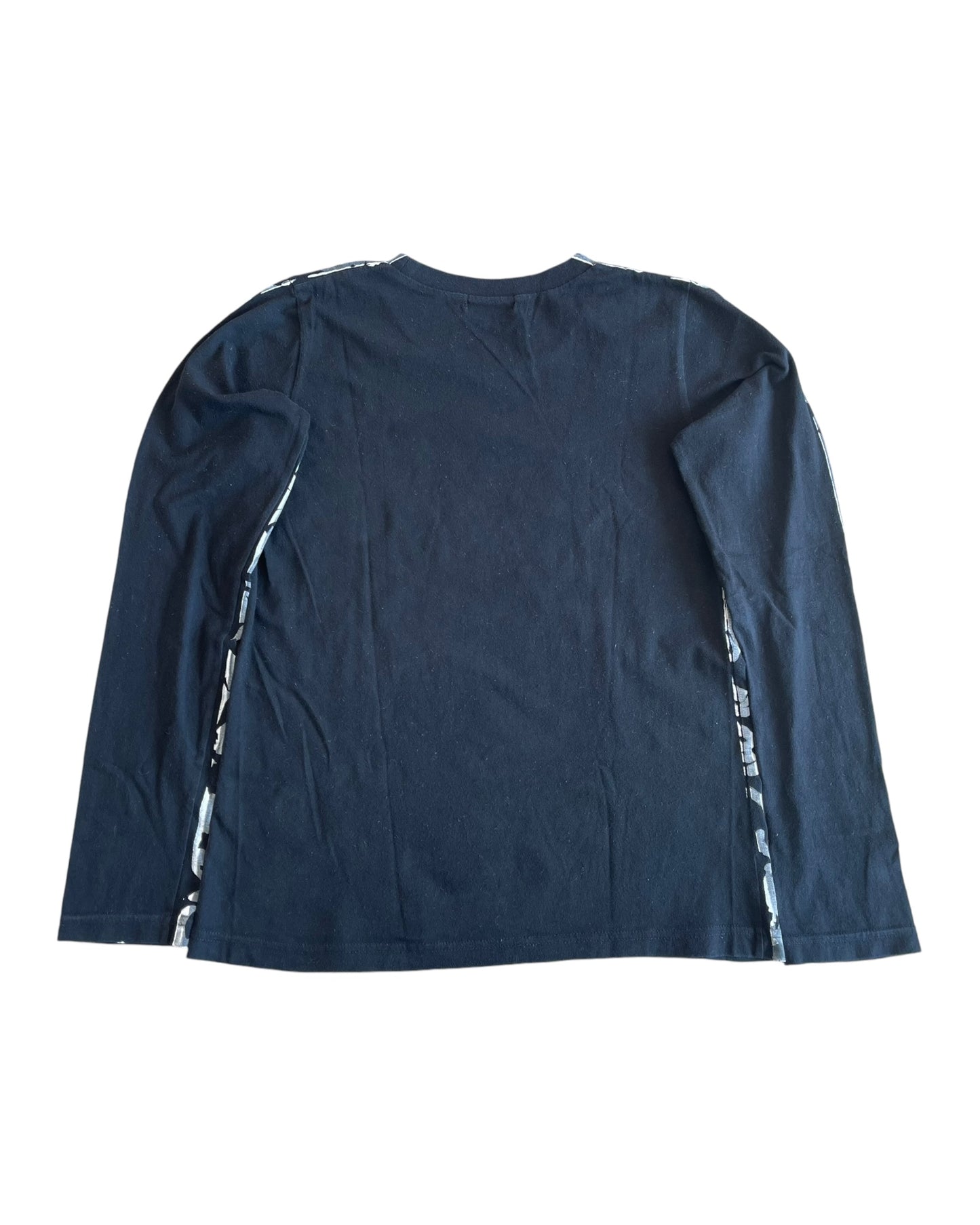 Né-Net AW08 Halloween Ghost Paint Graphic Long Sleeve T-Shirt