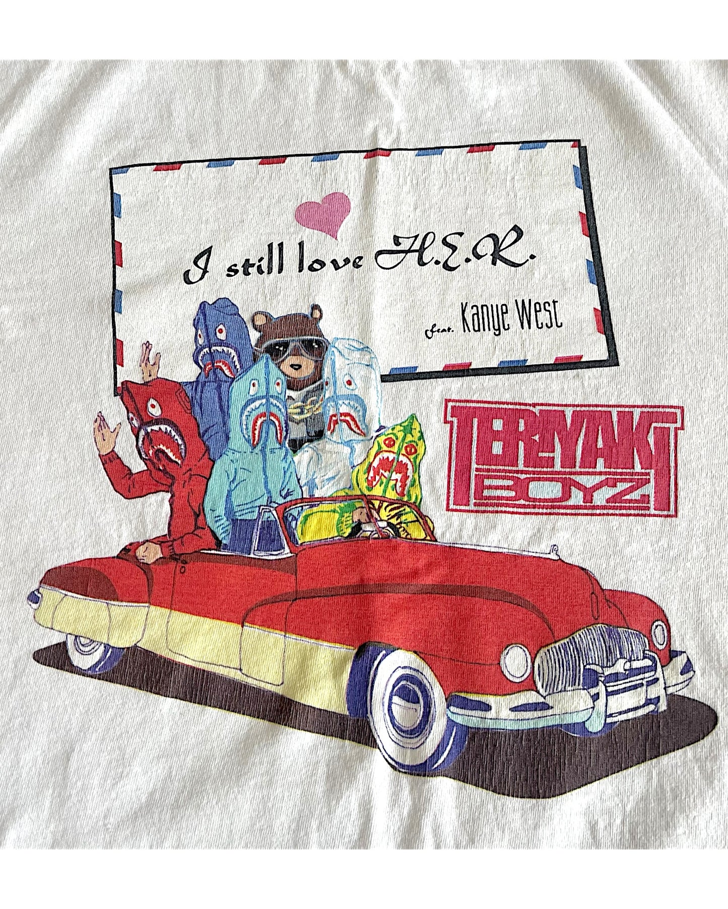 Bape Kanye 2007 Teriyaki Boyz I Still Love H.E.R. T-Shirt