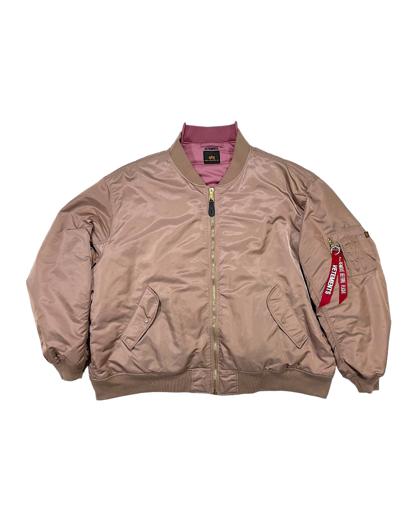 Vetements x Alpha Industries Reversible Oversized Bomber Jacket