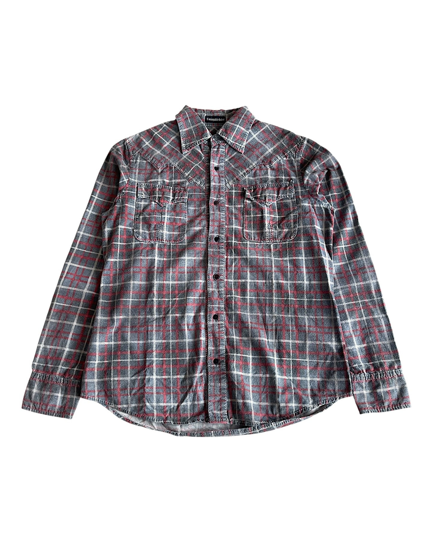 Yasuyuki Ishii ‘Rocaille’ Embroidery Western Plaid Flannel