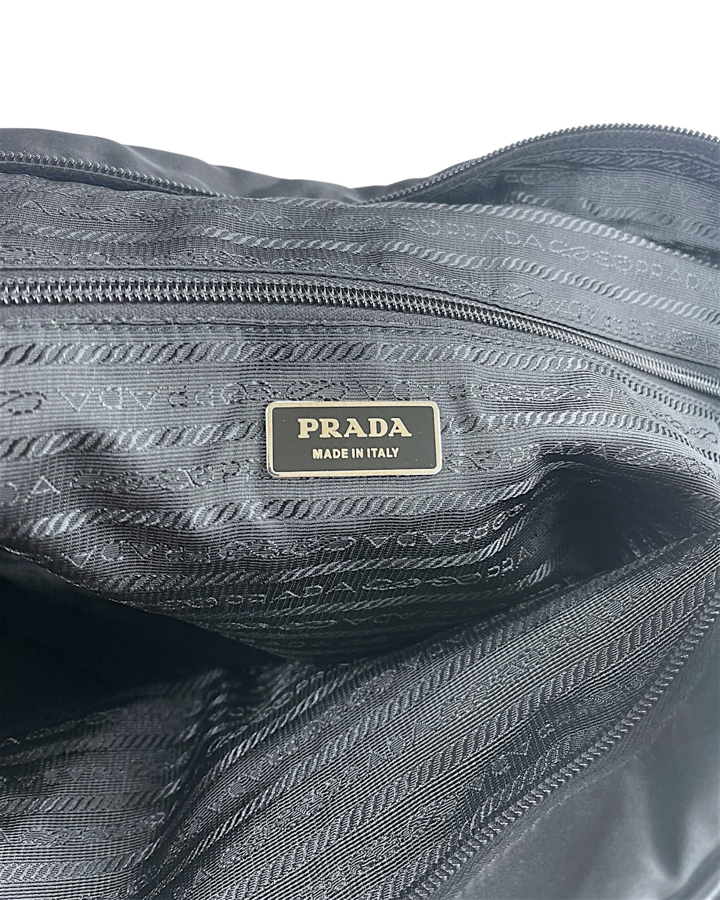 Prada AW09 Nylon & Leather Business Laptop Shoulder Bag