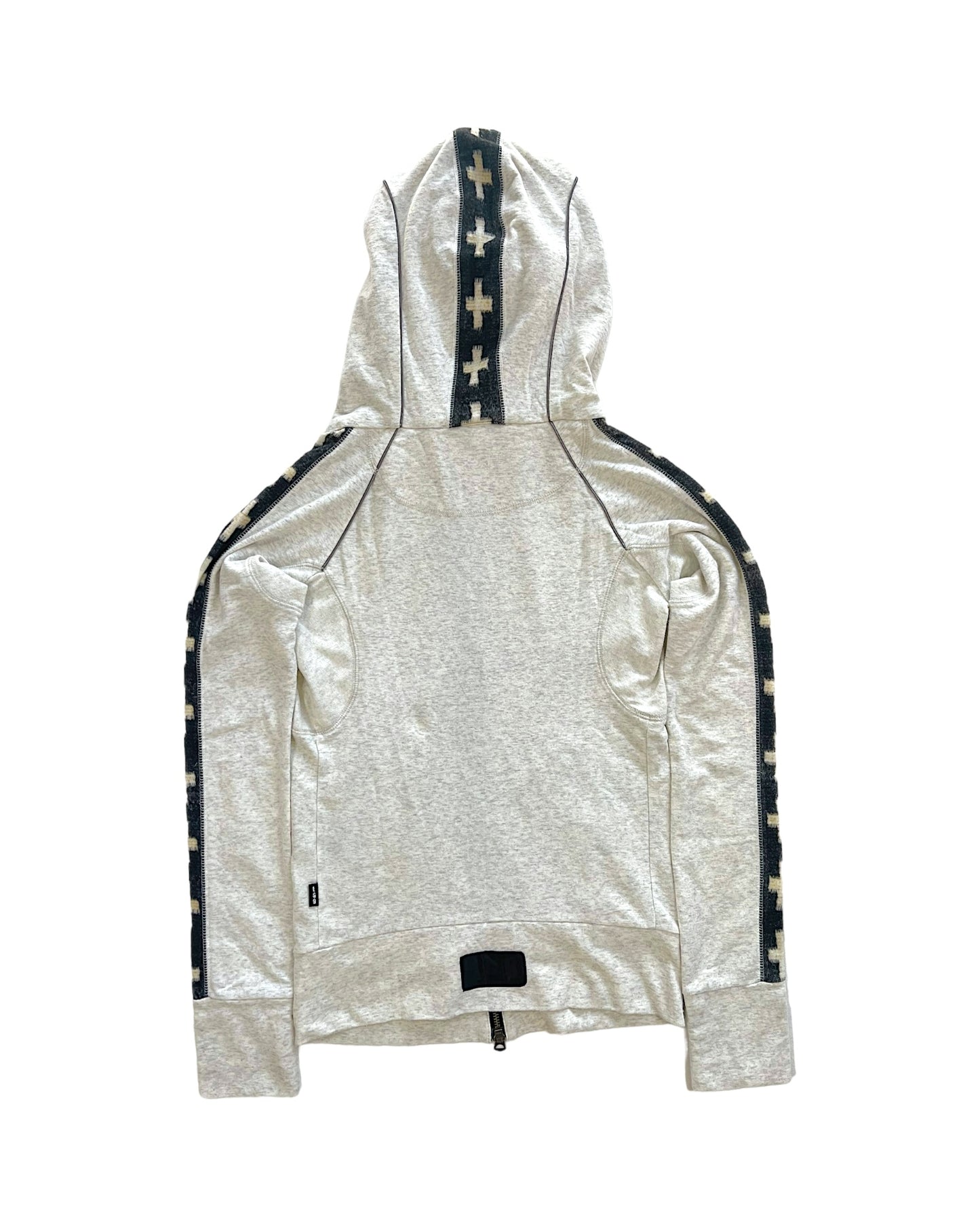 L.G.B. (Le Grande Bleu) Cross Boxer/PK Piping Fur Hoodie Sweatshirt