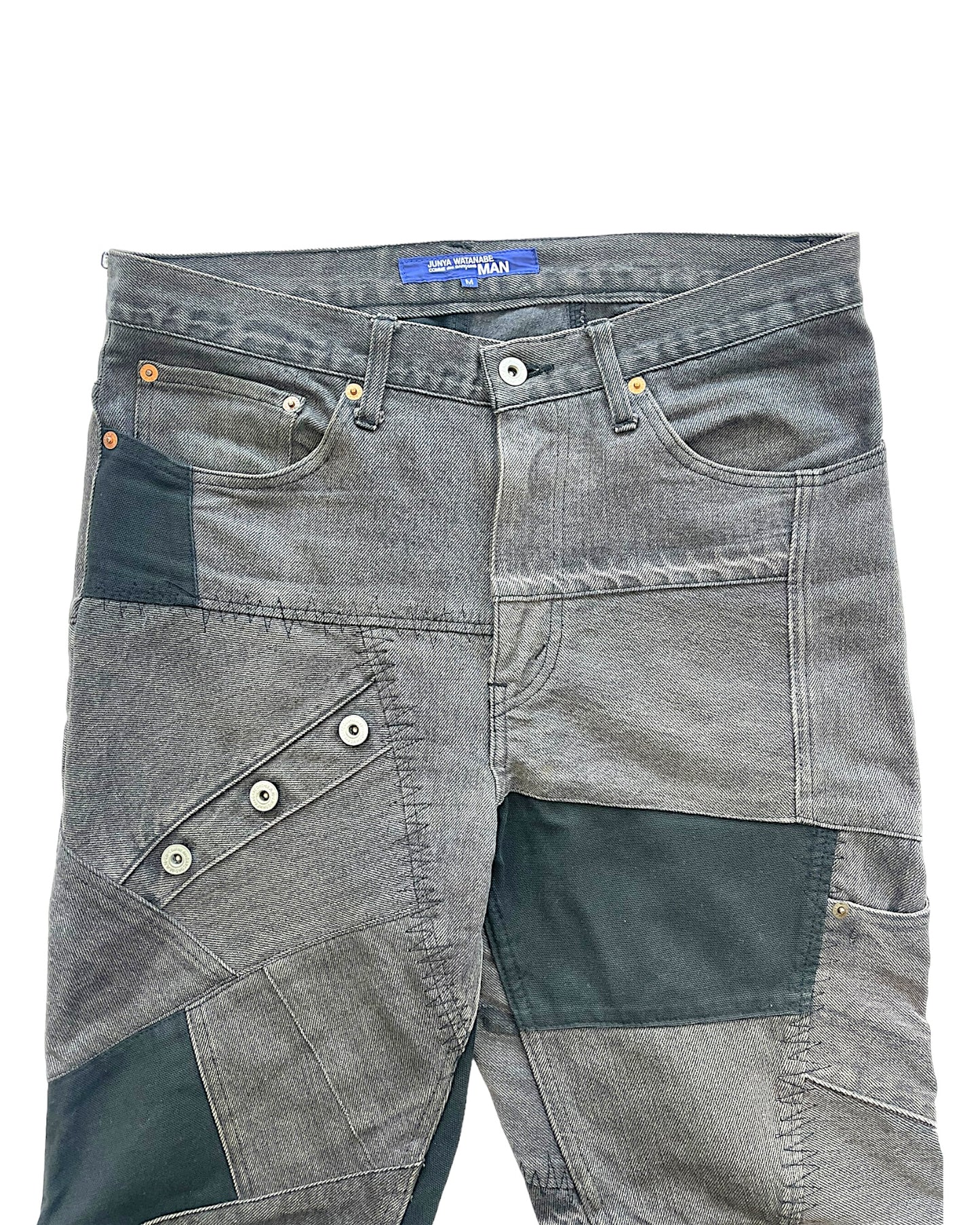 AW2006 Junya Watanabe Reconstructed Patchwork Denim Jeans