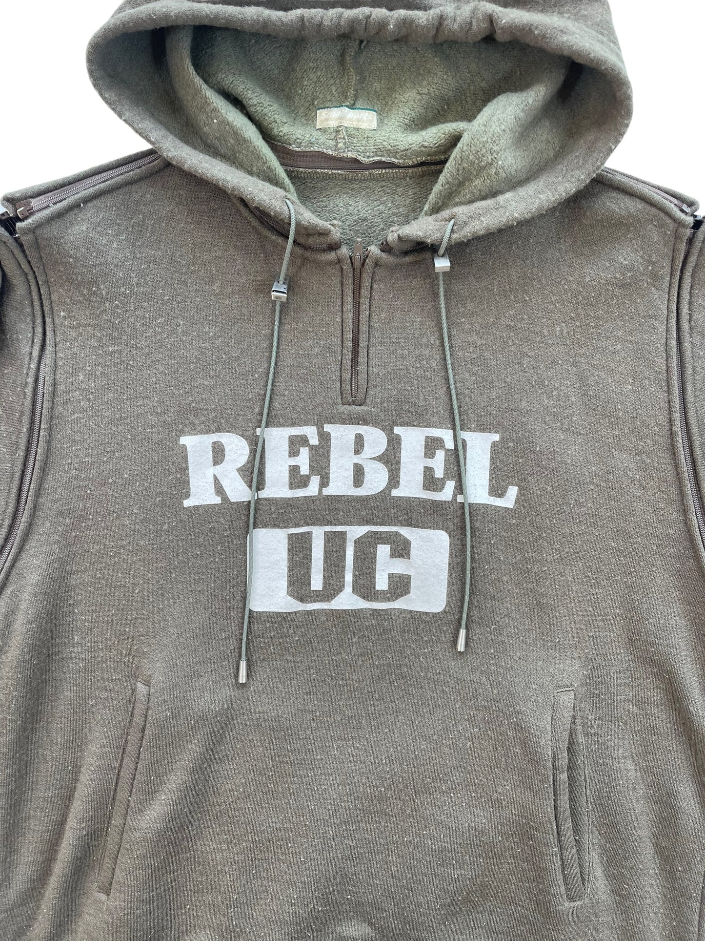 AW1999/2000 Undercover "Ambivalence" Small Parts Rebel Wool Hoodie