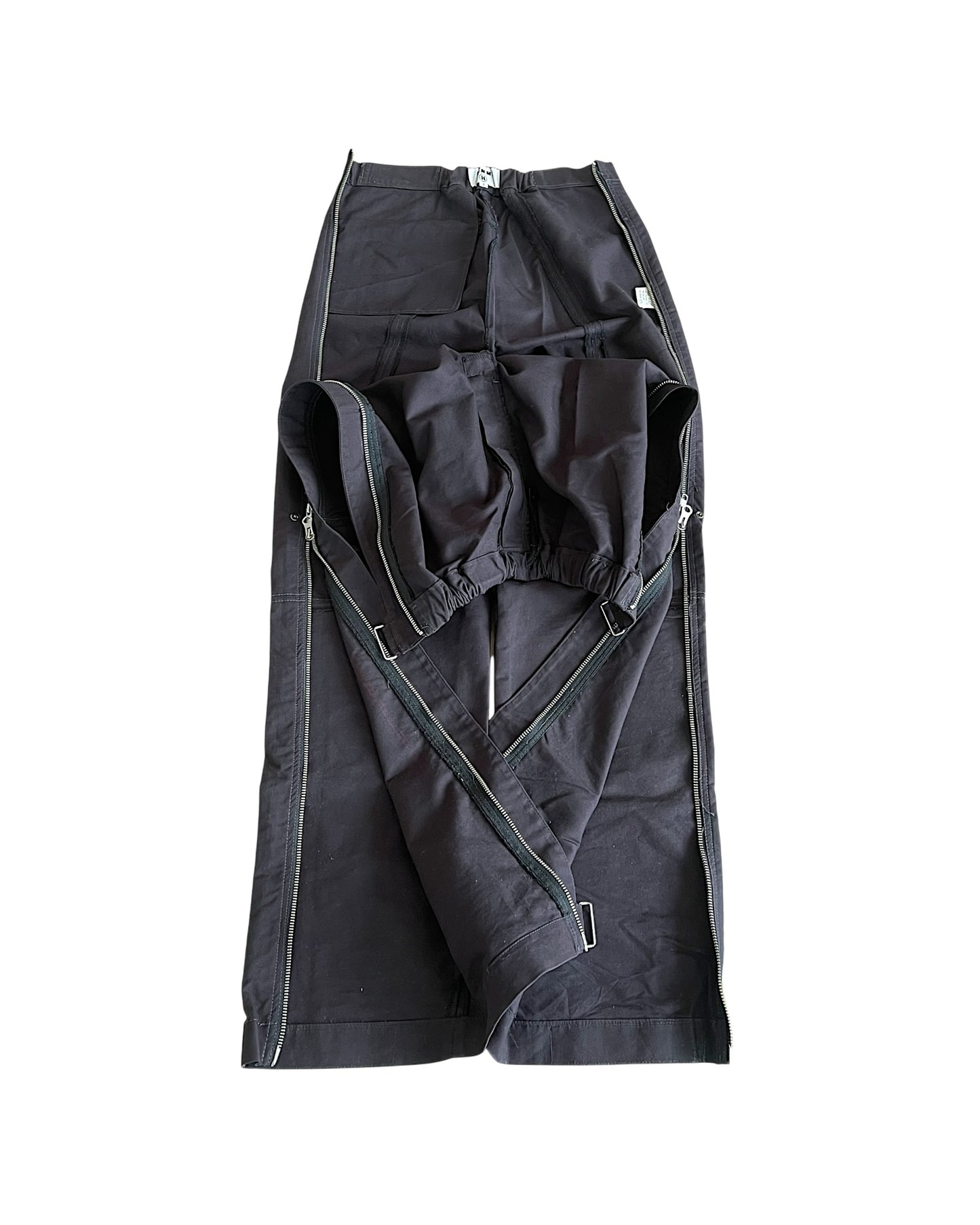 Gomme Homme 00s Reinforced Knee Full Length Zipper Pants