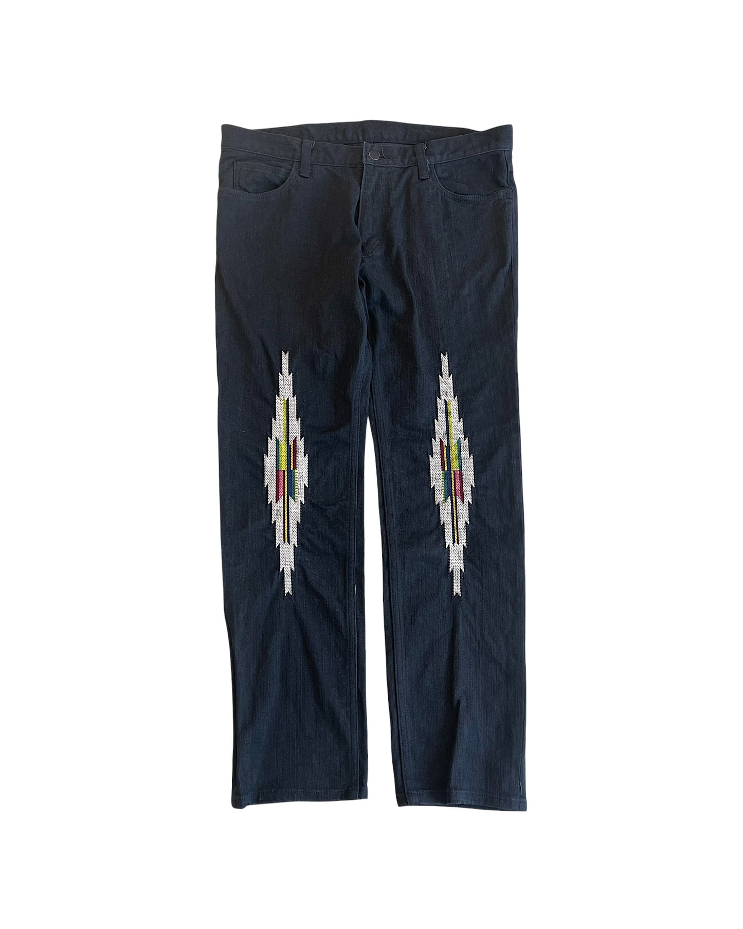 Number (N)ine FW07 'Love, God, Murder' Ortega Denim Jeans