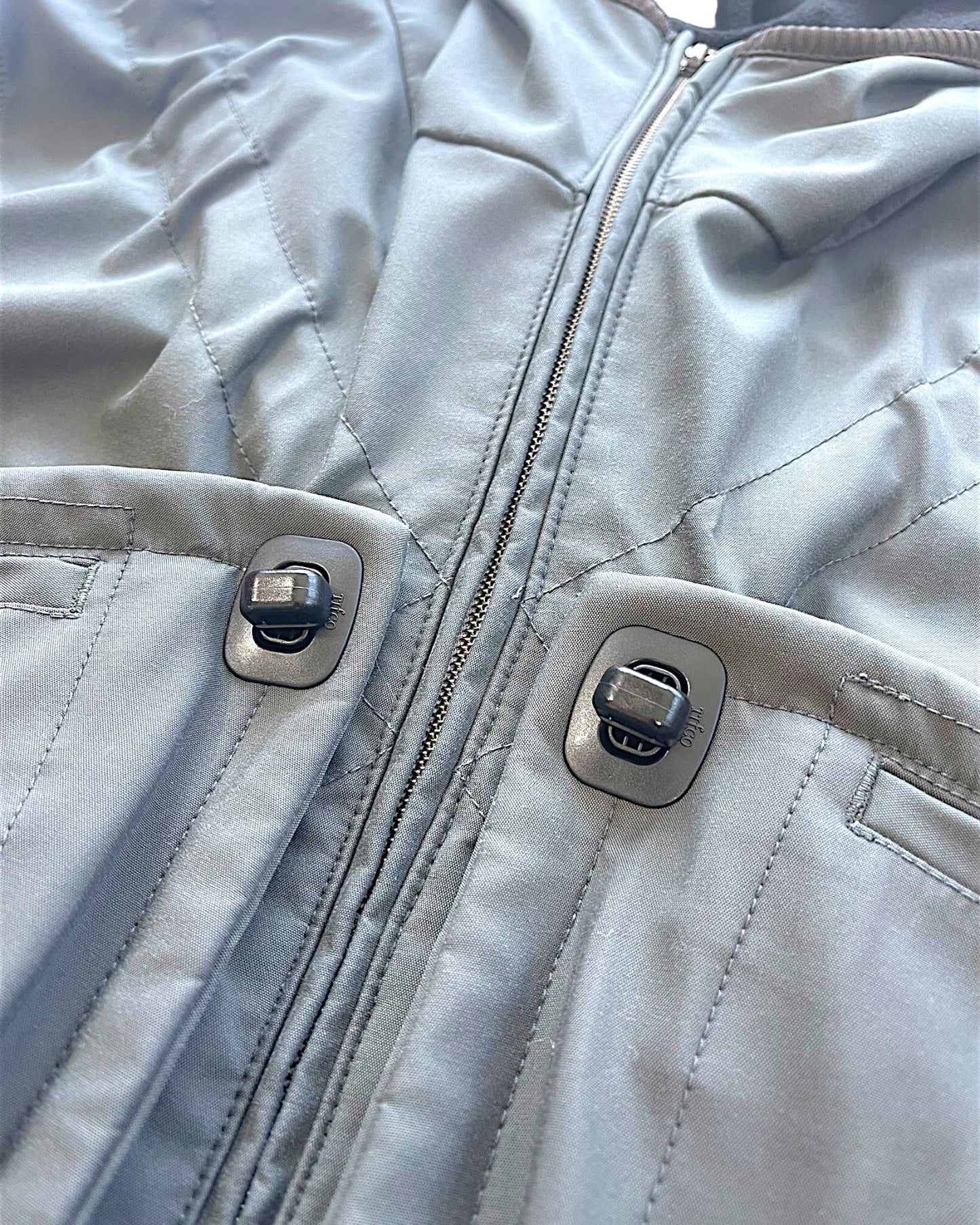 Marithè + François Girbaud 00s Parachute X Bungee Bonded Nylon Coat