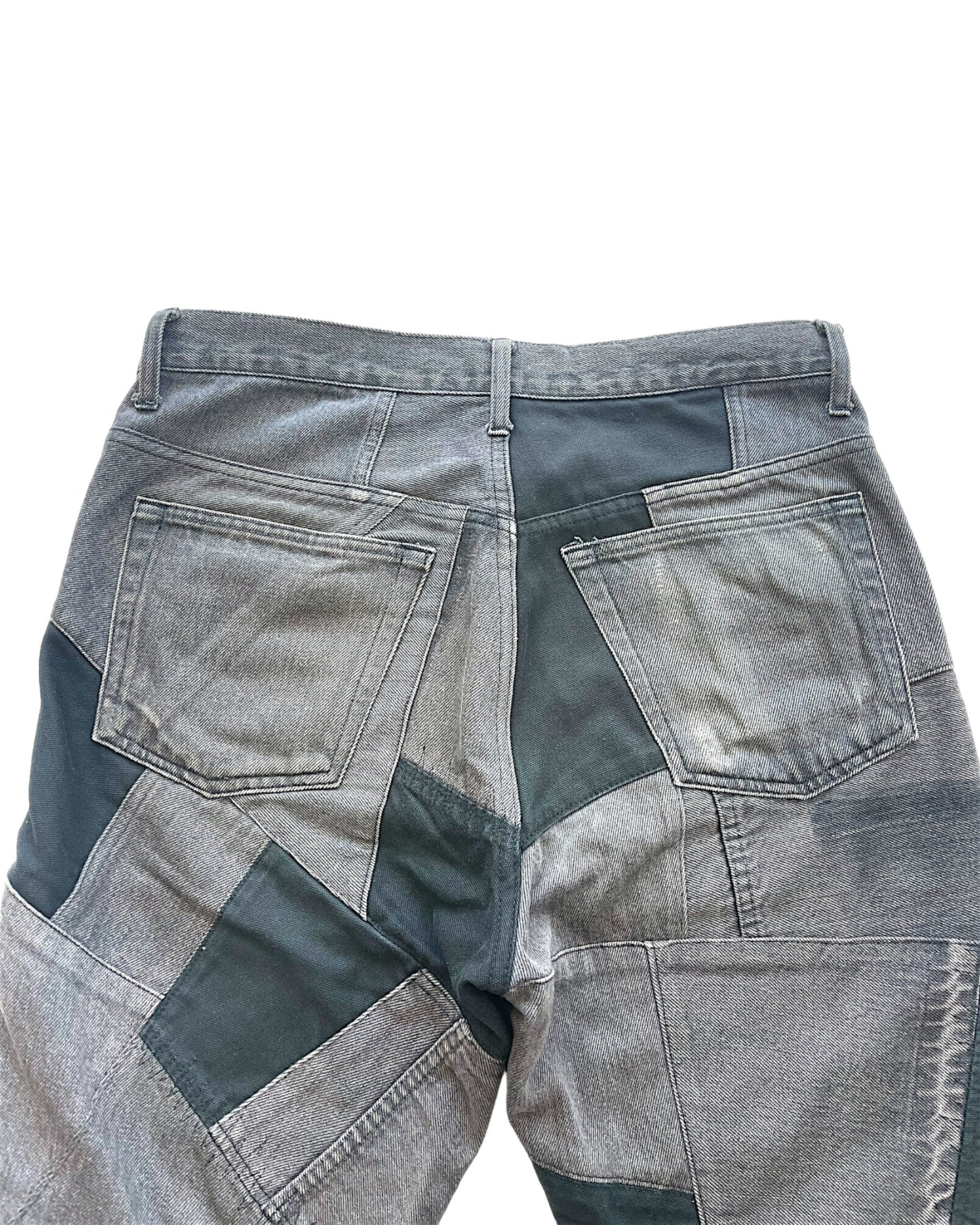 AW2006 Junya Watanabe Reconstructed Patchwork Denim Jeans