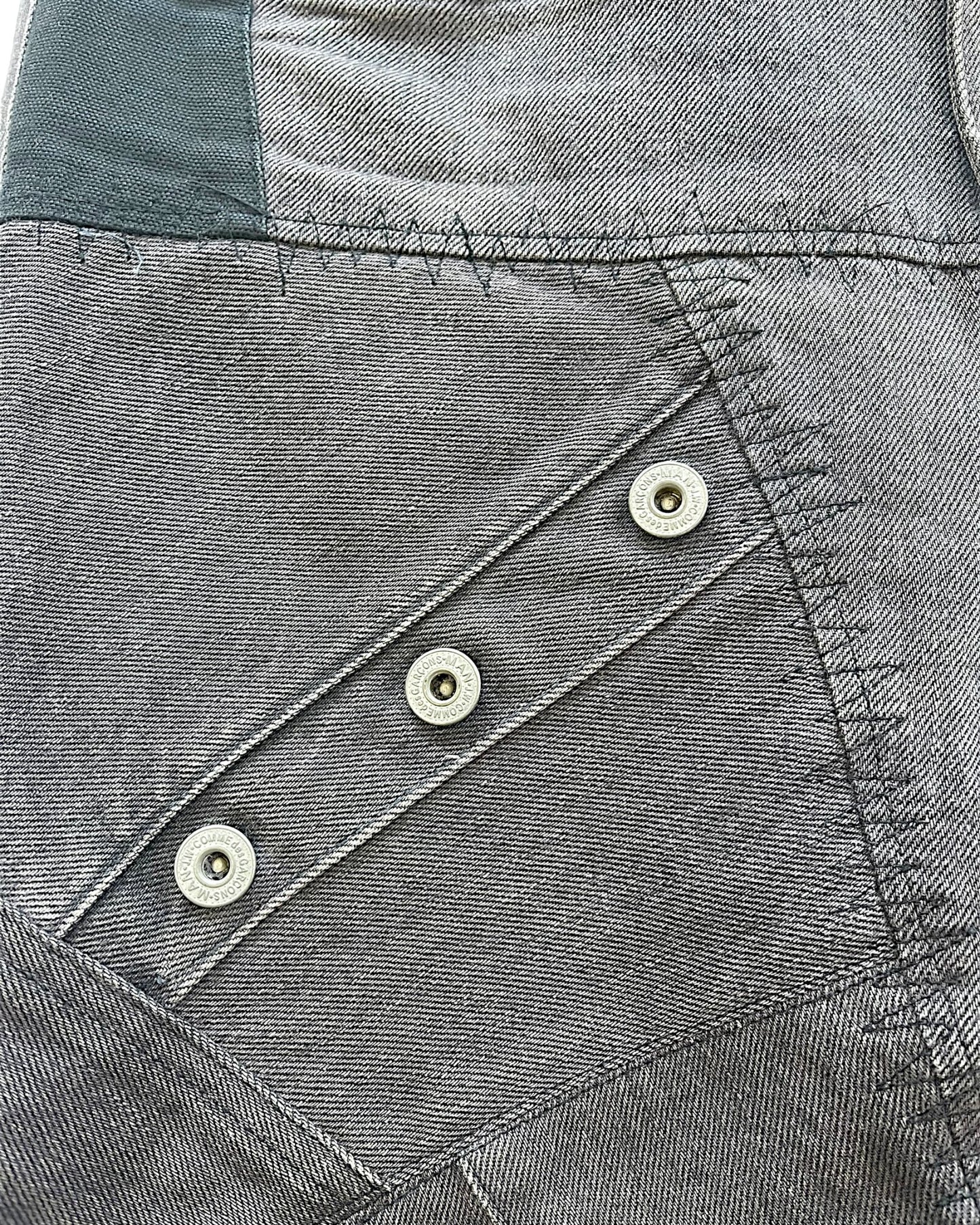 AW2006 Junya Watanabe Reconstructed Patchwork Denim Jeans