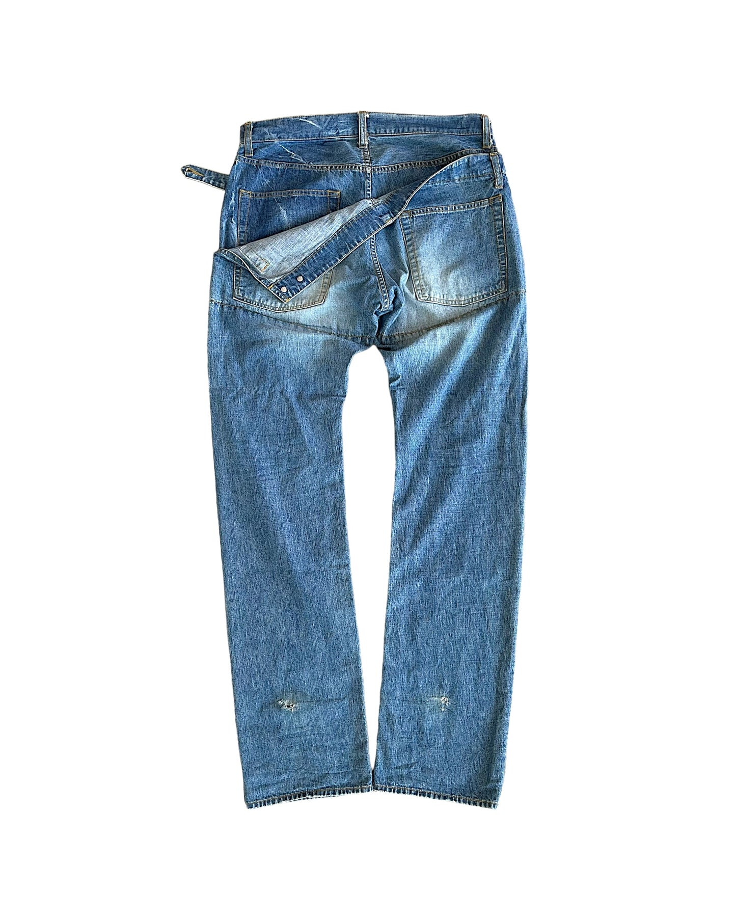Cabane De Zucca Double Waist Slinger Denim Jeans