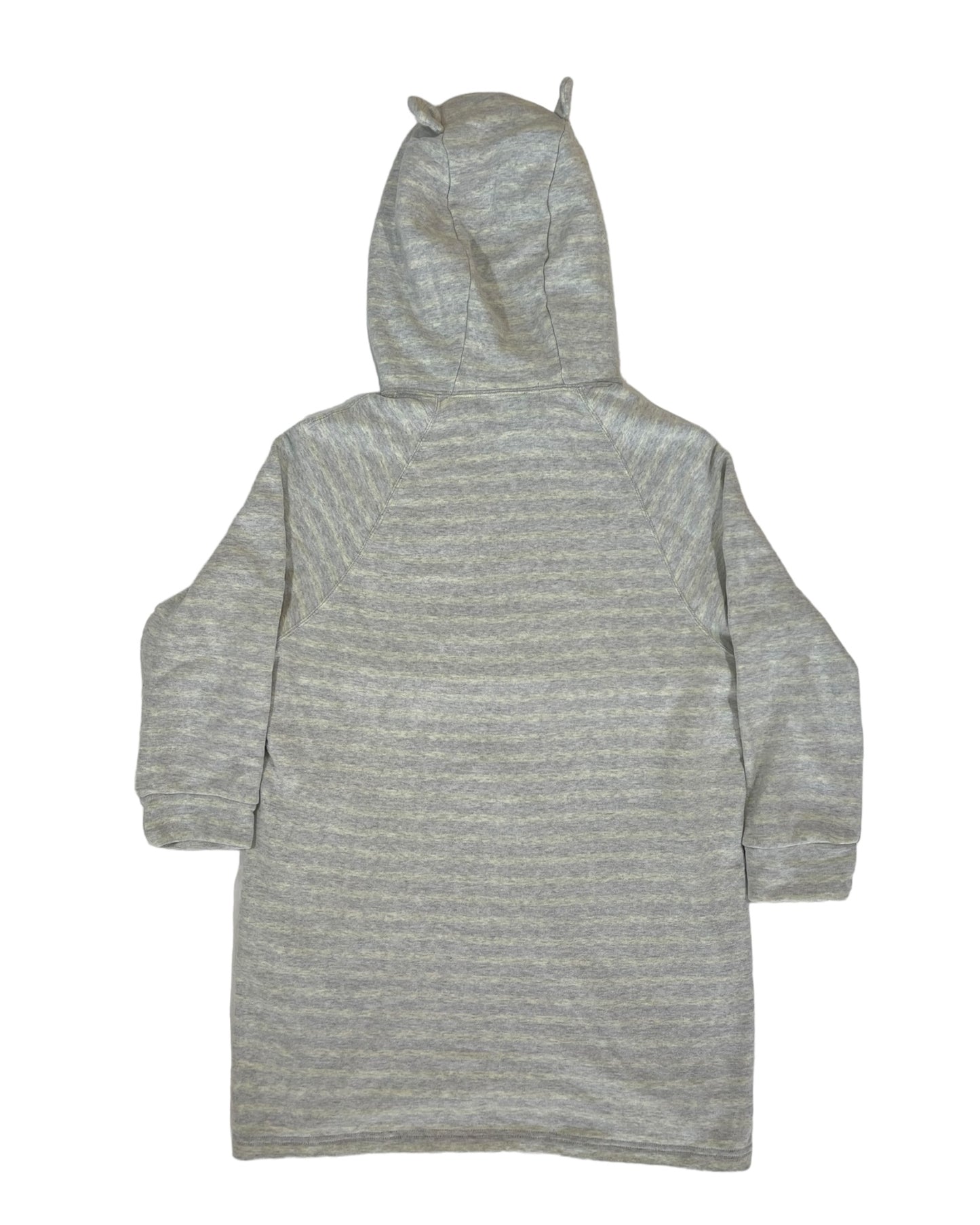 Mercibeaucoup Ears Hoodie Striped Long Sweatshirt