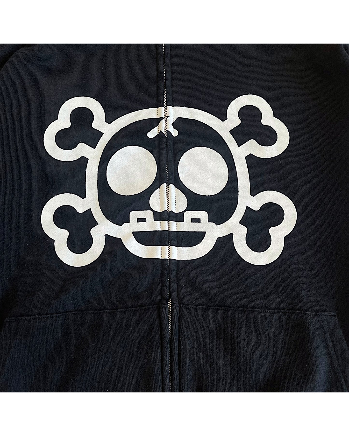 Bape Baby Milo 2006 Skeleton Bones Full Zip Hoodie Sweatshirt