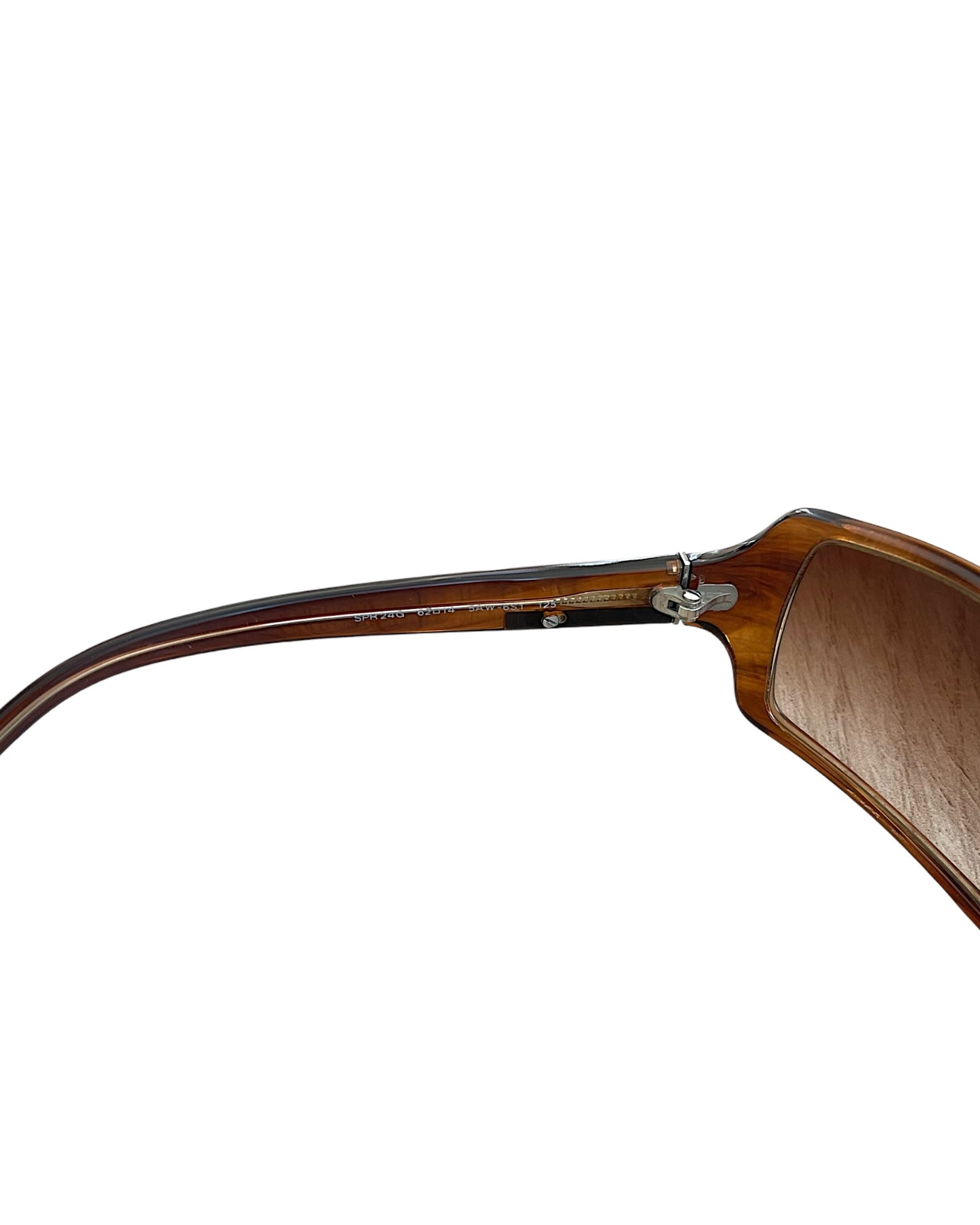 Prada FW08 Brown Rectangular Sunglasses