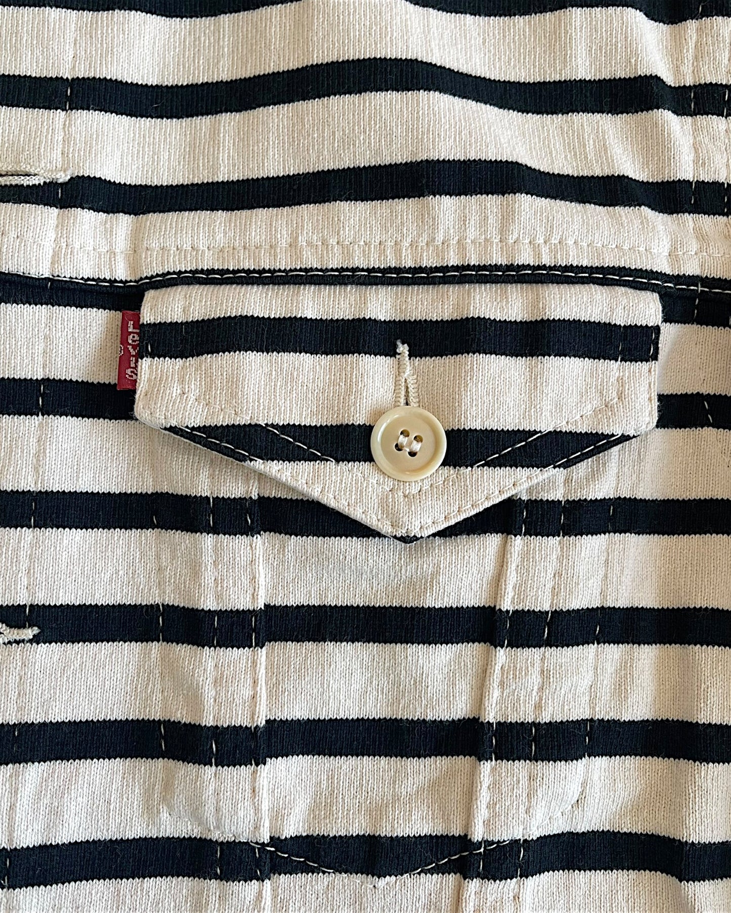 Junya Watanabe x Levi’s SS11 Border Stripes Cotton Trucker Jacket