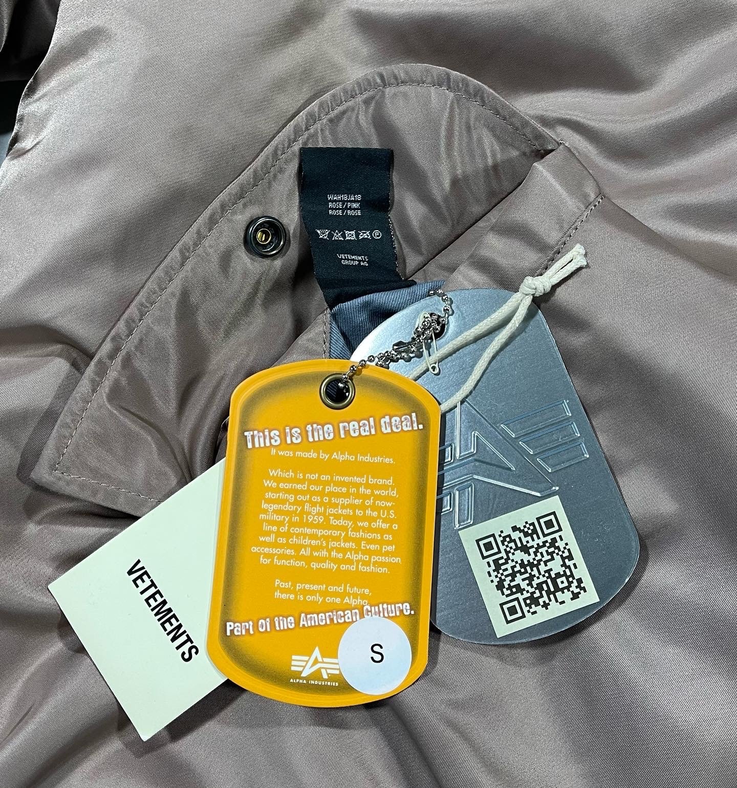 Vetements x Alpha Industries Reversible Oversized Bomber Jacket