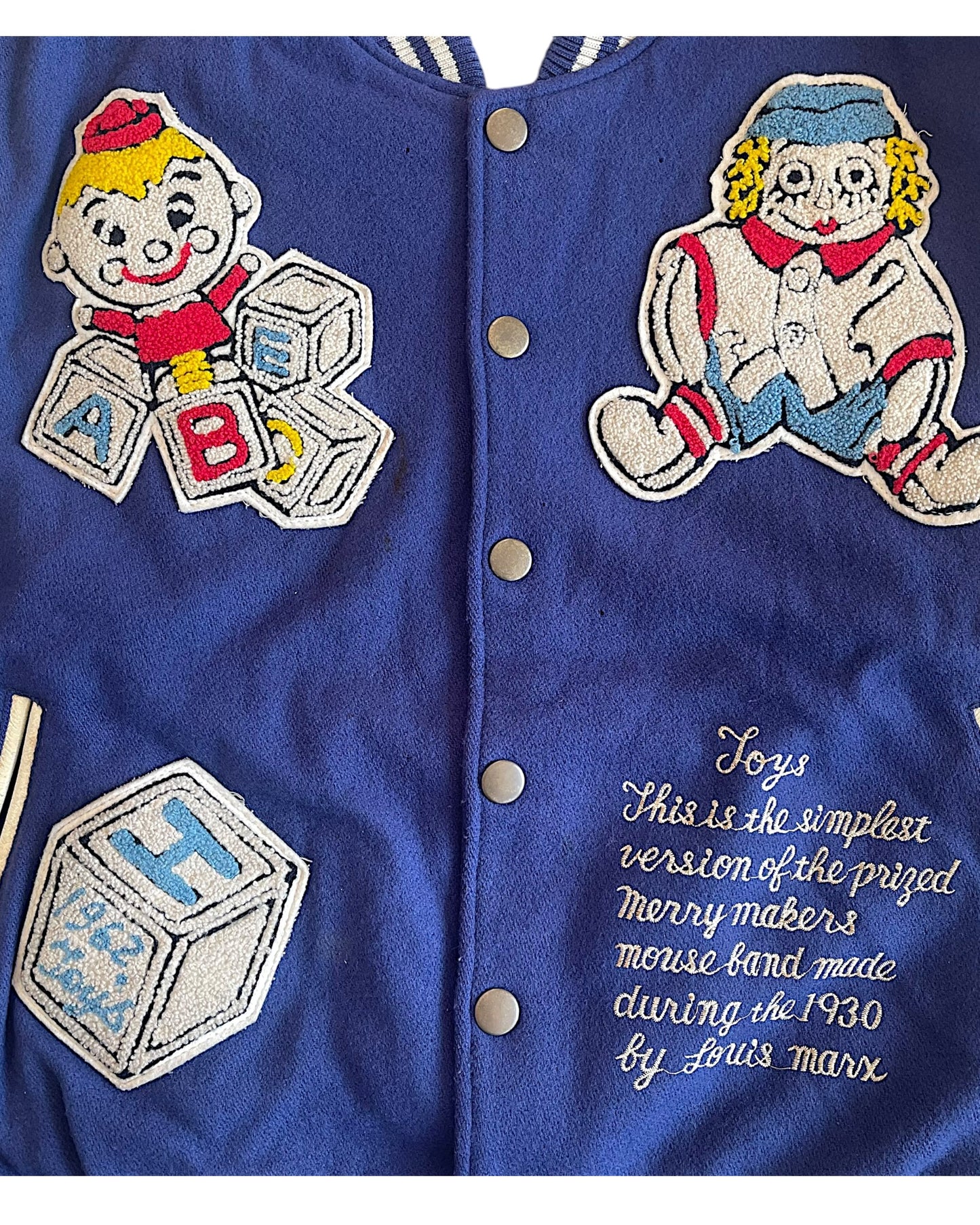 Hysteric Glamour 1980s Louis Marx Toys Varsity Jacket