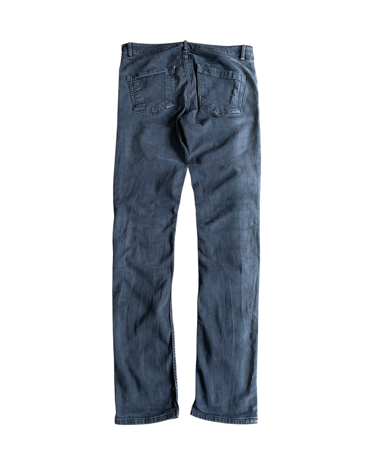 Rick Owens Drkshdw FW19 Faded Black Tyrone Cut Denim Jeans