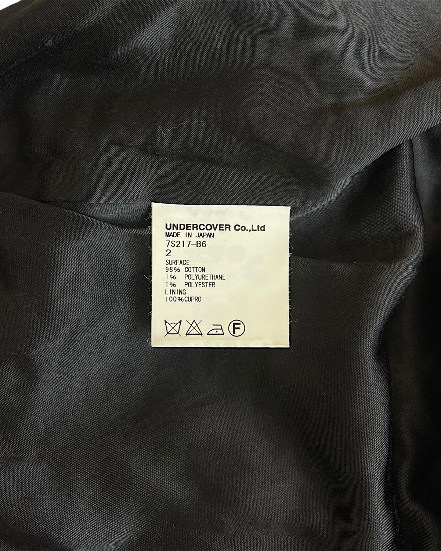 Undercover SS08 'Purple' Plaid Cotton Cargo Riders Jacket