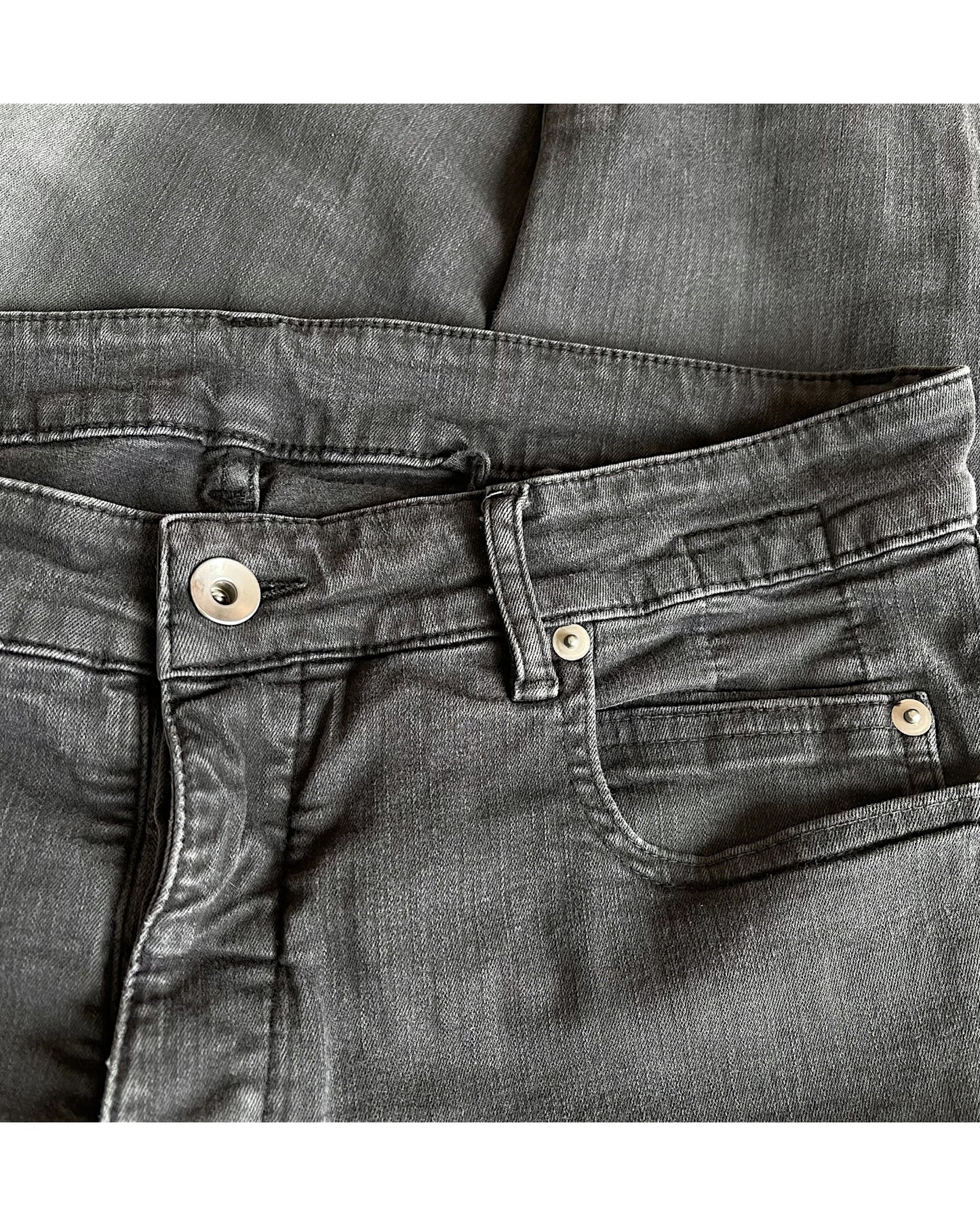 Rick Owens Drkshdw FW19 Faded Black Tyrone Cut Denim Jeans