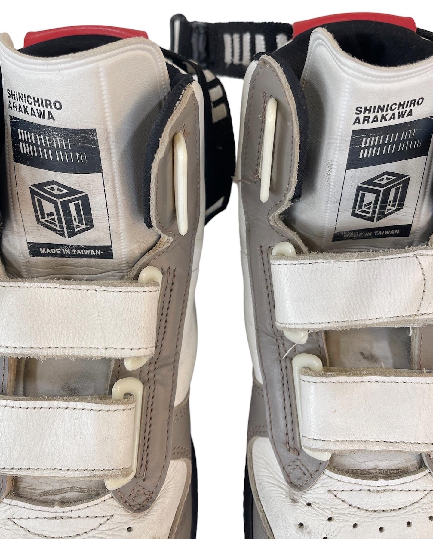 2000s General Research x Shinichiro Arakawa Multi-Strap Leather Sneakers