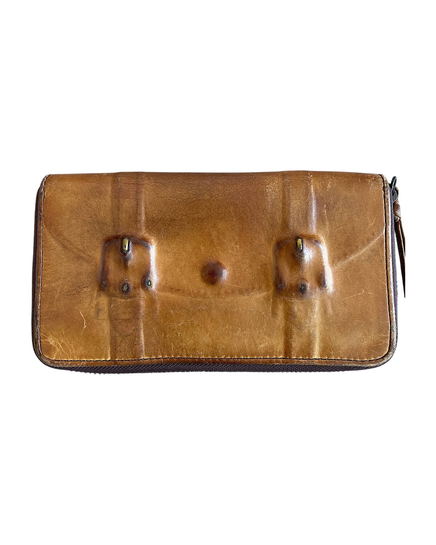 Mihara Yasuhiro 'Invisible 2' Embedded Buckle Leather Wallet