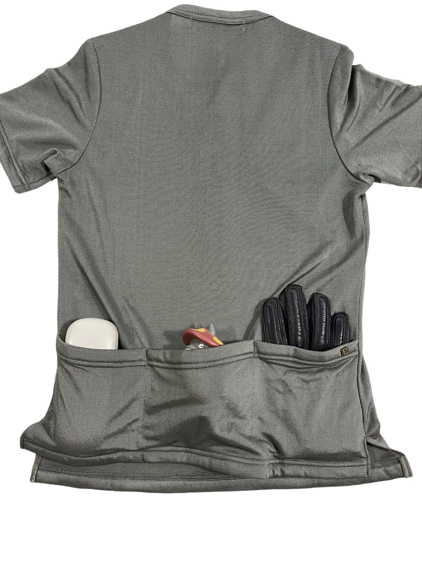 2000s Beauty:Beast Padded Puzzle Panel Cycling Mesh Top