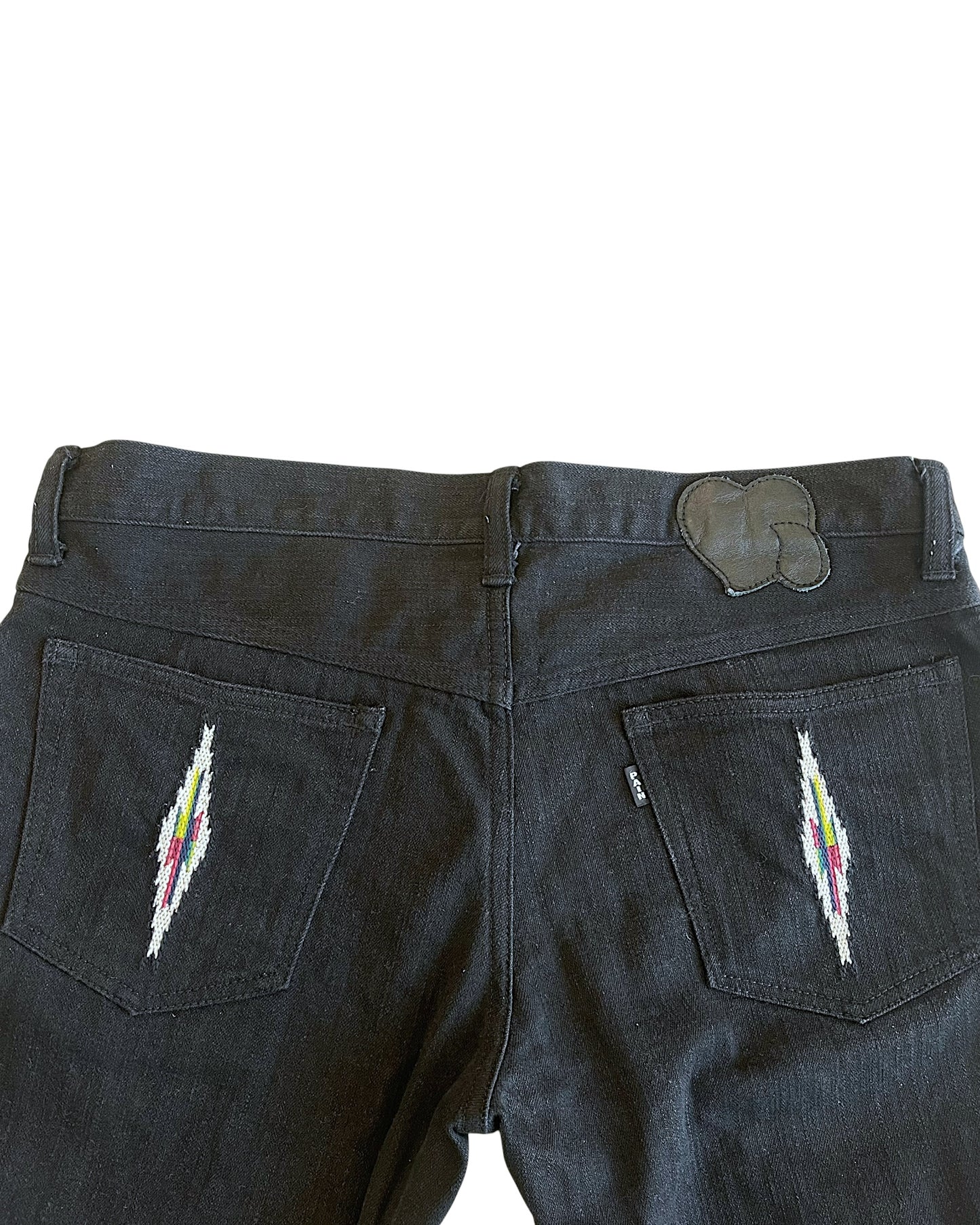 Number (N)ine FW07 'Love, God, Murder' Ortega Denim Jeans