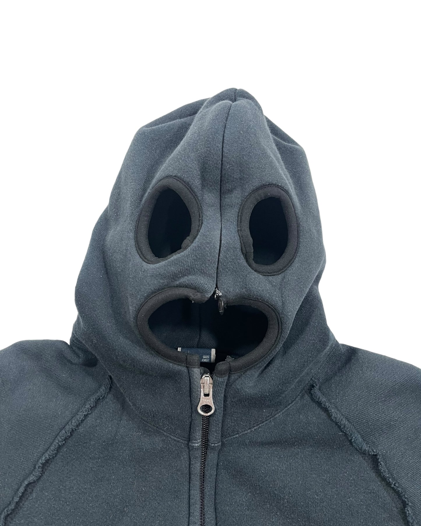 2000s PPFM Know What You’re Fighting For Gimp Mask Hoodie Jacket
