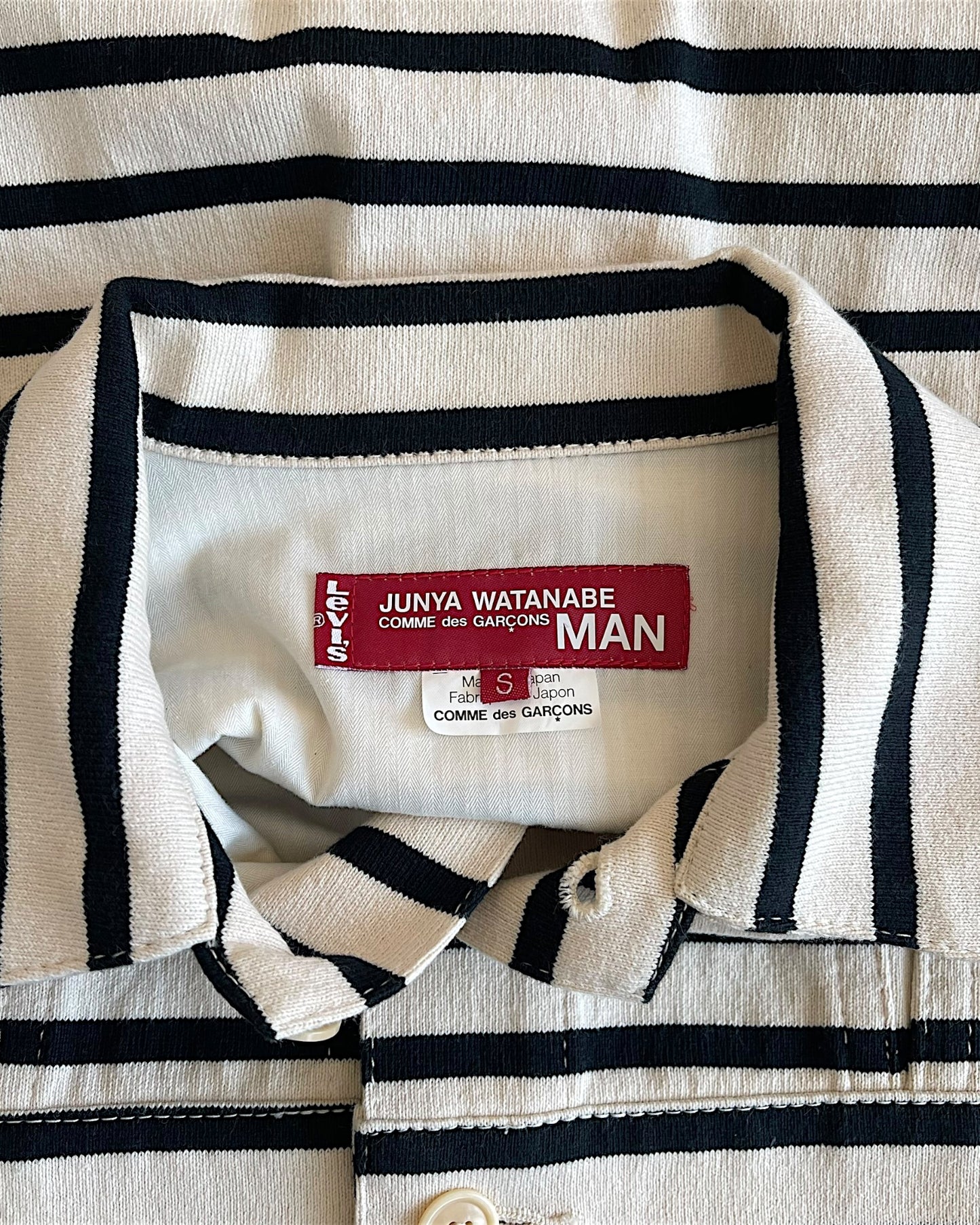 Junya Watanabe x Levi’s SS11 Border Stripes Cotton Trucker Jacket