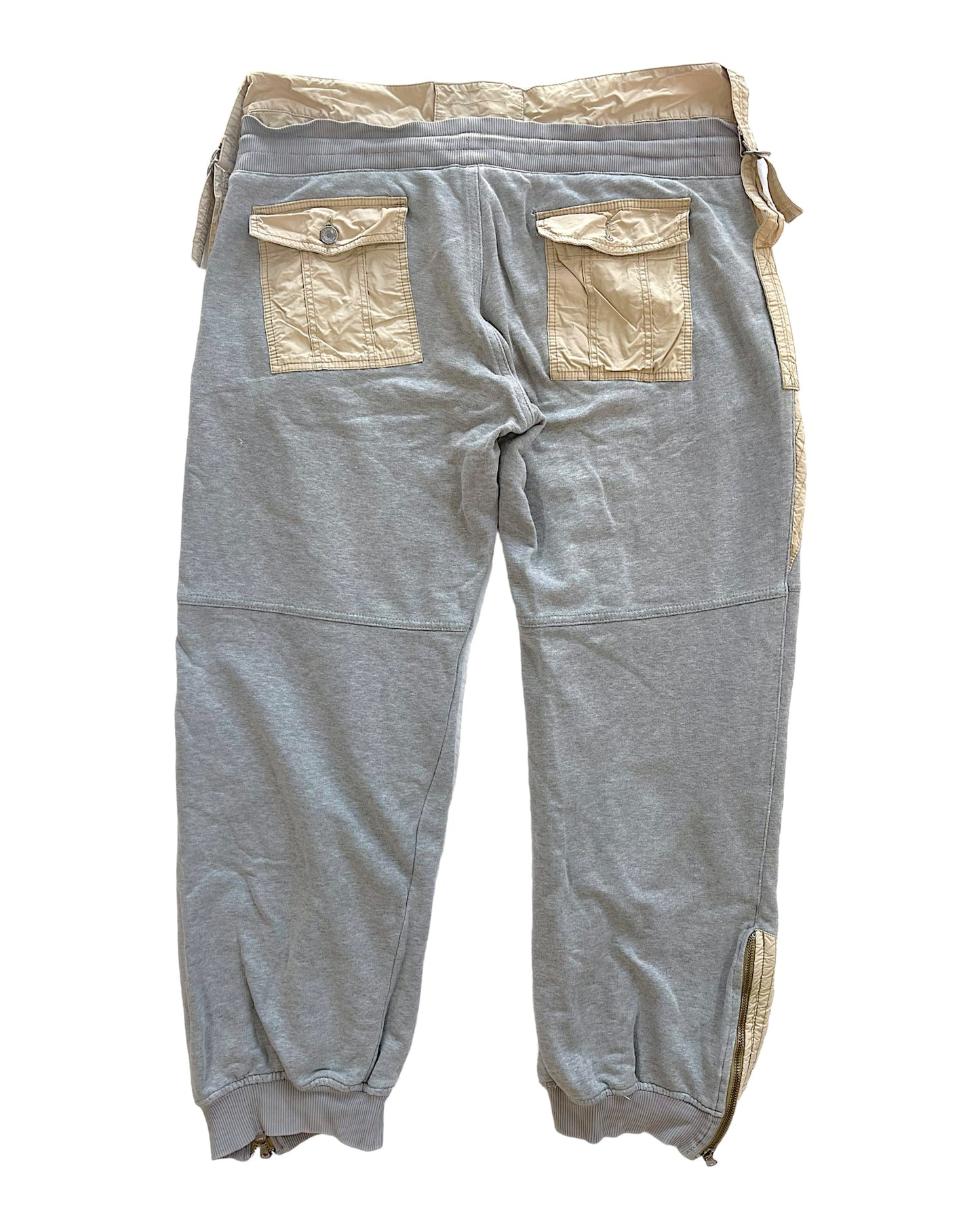 SS2006 Dolce & Gabbana Double Waist Hybrid Sweatpants