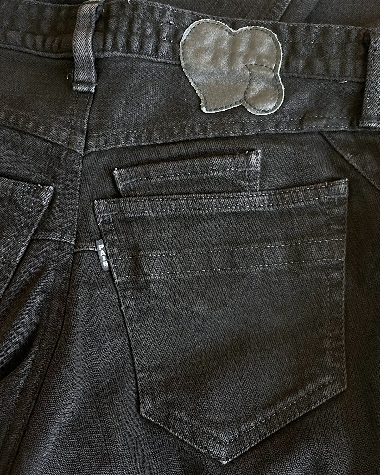 Number (N)ine SS08 'Birds' Double Pocket Pain Denim Jeans