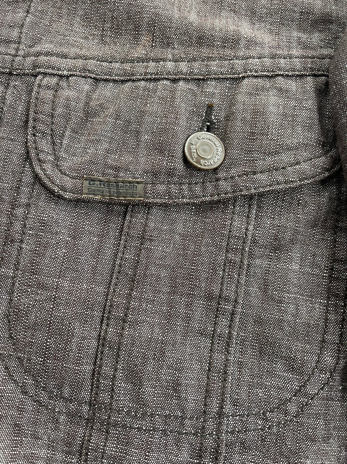 2003 General Research Color Denim Work Trucker Jacket