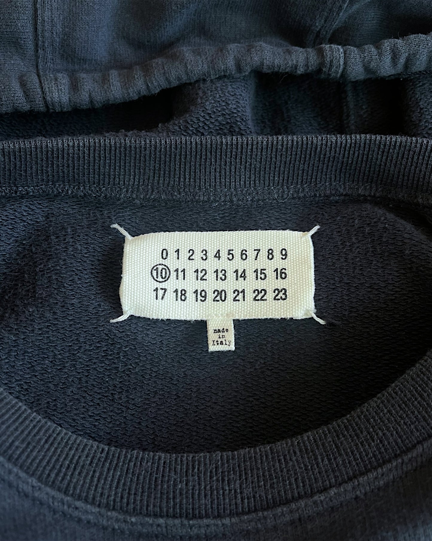 Maison Margiela SS15 Leather Elbow Patch Hoodie