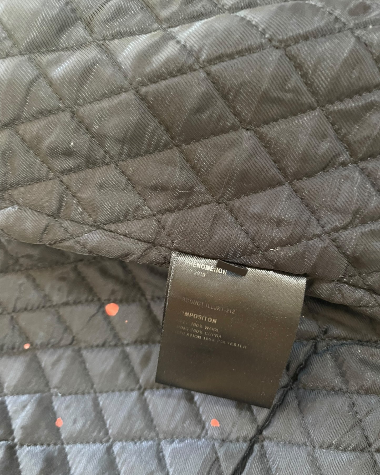 Phenomenon AW2010 Knight Armor Wool Quilted Layer Jacket