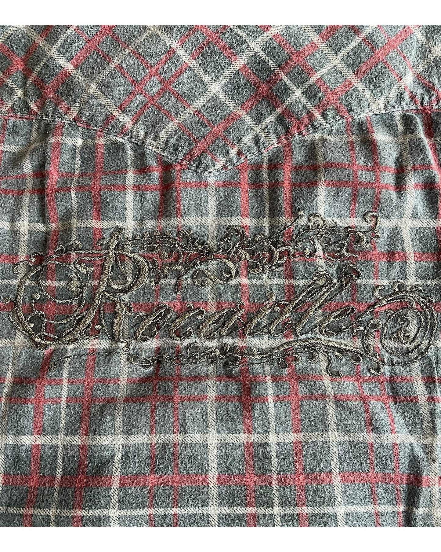 Yasuyuki Ishii ‘Rocaille’ Embroidery Western Plaid Flannel